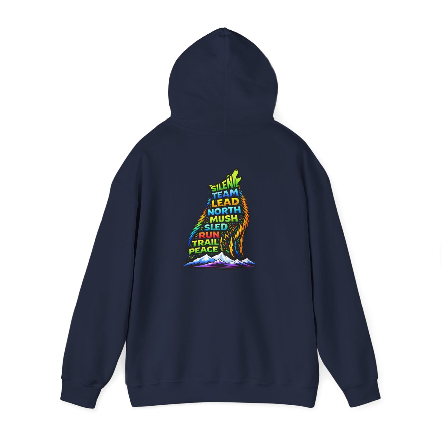 Sitting Howling Dog - Hoodie