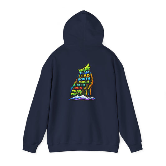 Sitting Howling Dog - Hoodie