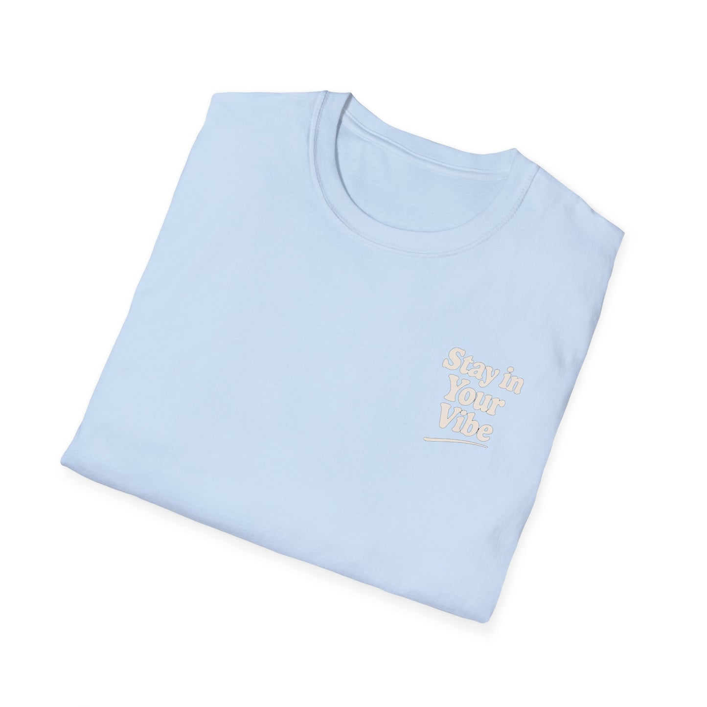 Stay in Your Vibe T-Shirt — Retro Neutral Graphic Tee