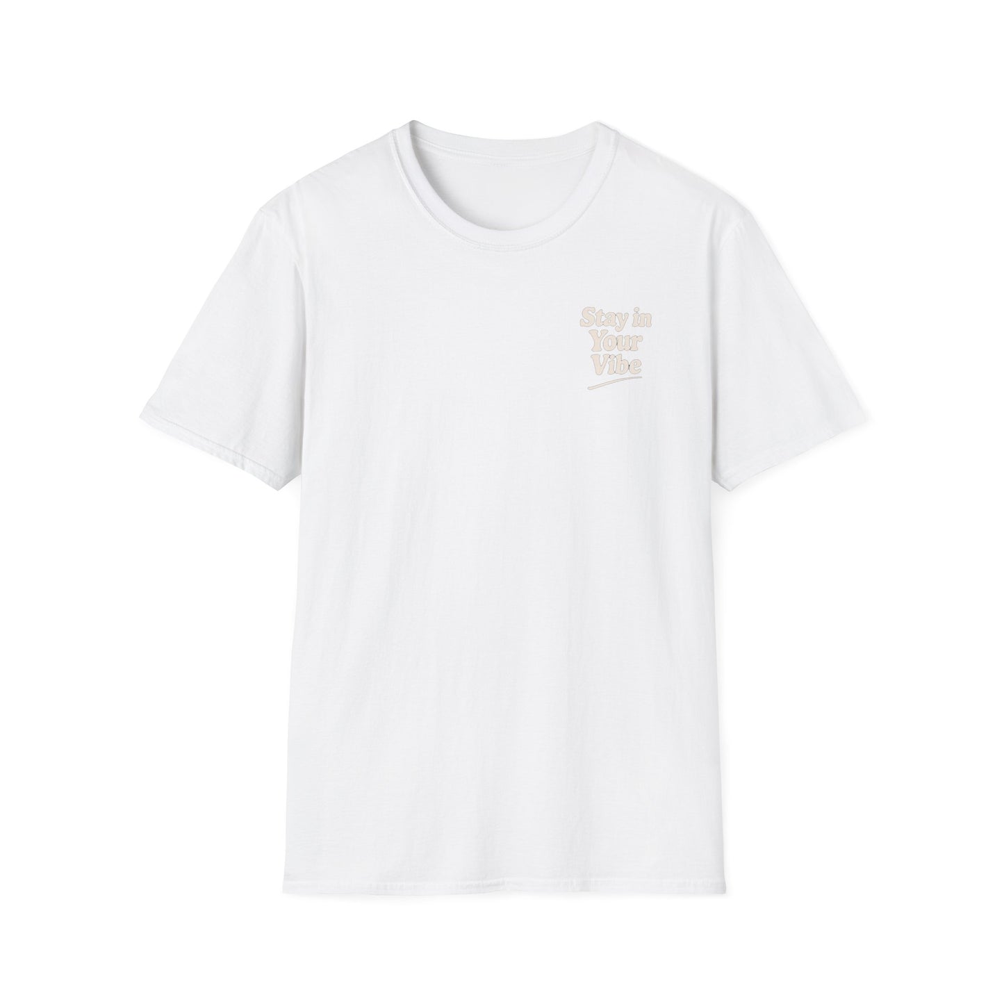 Stay in Your Vibe T-Shirt — Retro Neutral Graphic Tee