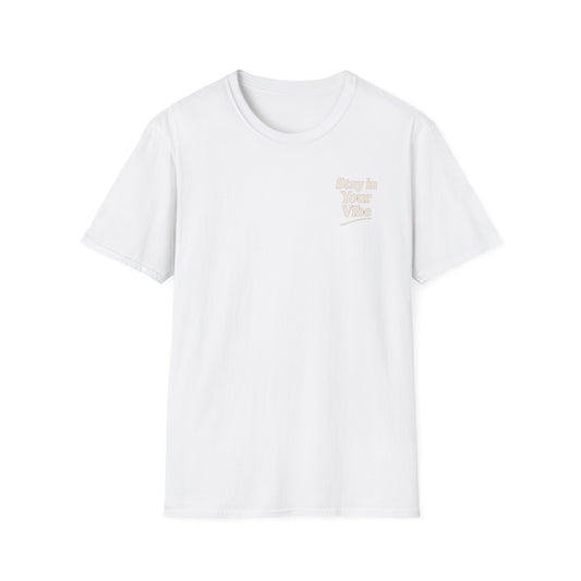Stay in Your Vibe T-Shirt — Retro Neutral Graphic Tee