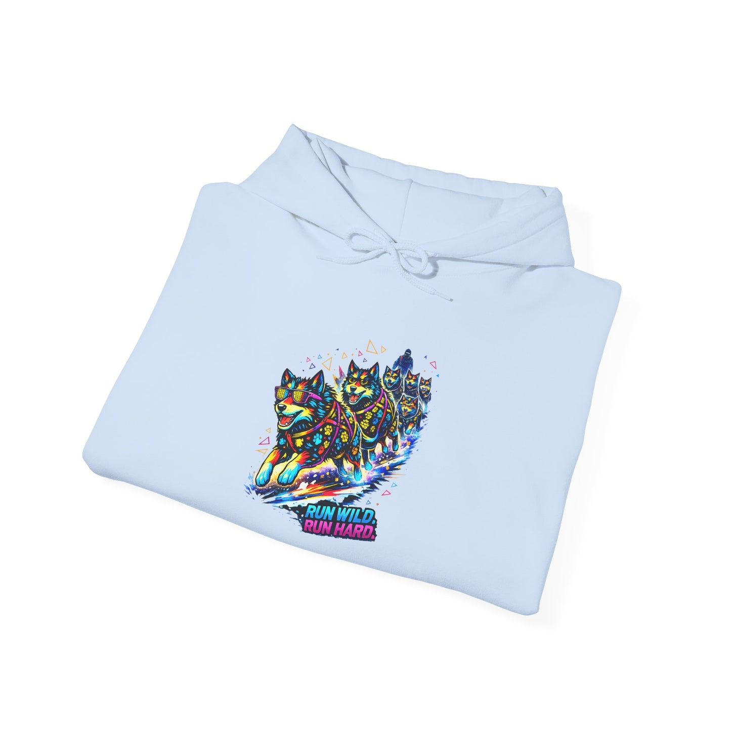 Holographic Maple Heart Hoodie — Retro Canadian Pride Pullover