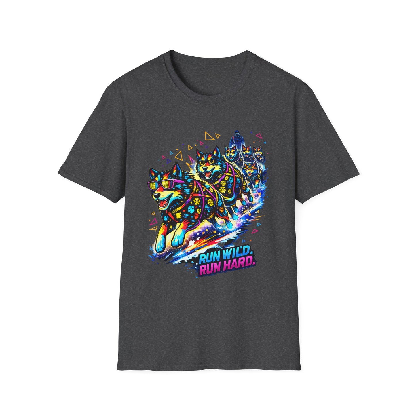 Run Wild Run Hard Husky Team T-Shirt