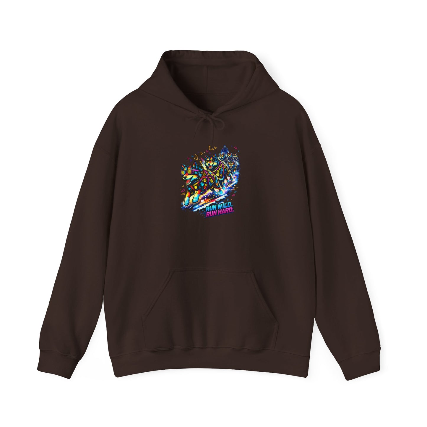 Holographic Maple Heart Hoodie — Retro Canadian Pride Pullover