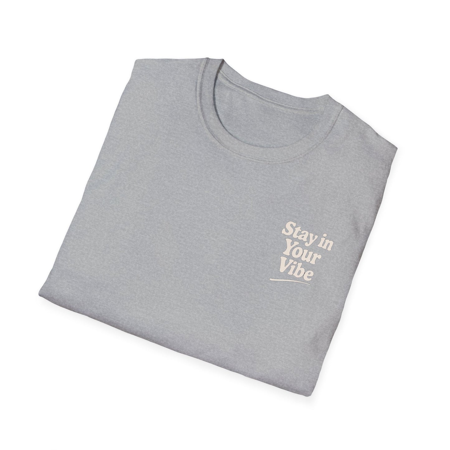 Stay in Your Vibe T-Shirt — Retro Neutral Graphic Tee