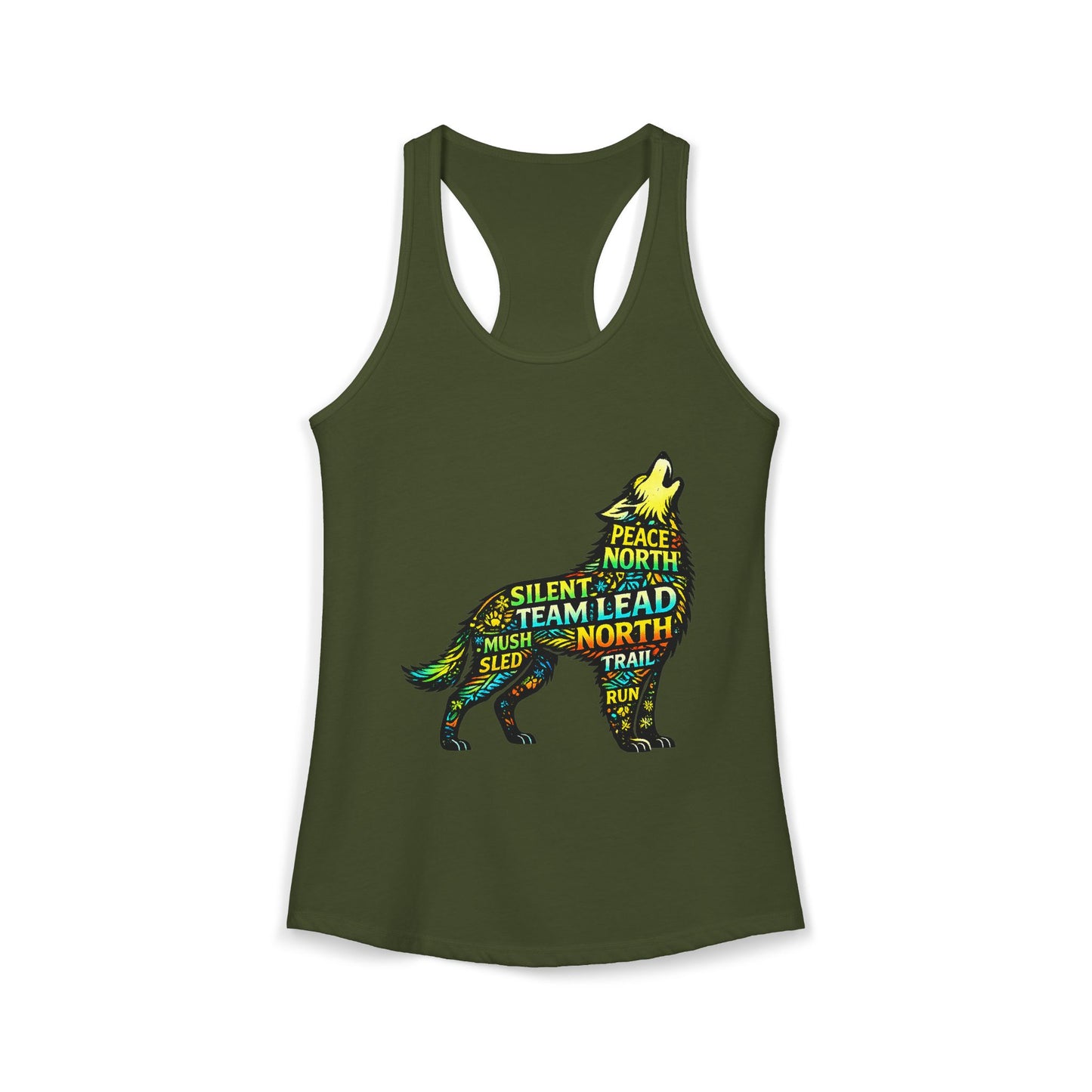 Howling Dog - Woman Tank