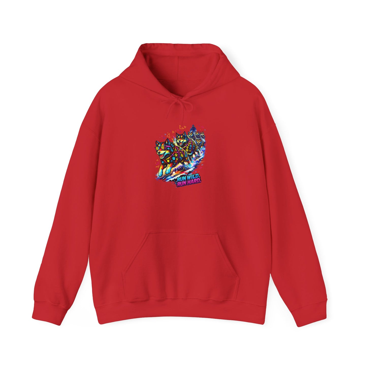 Holographic Maple Heart Hoodie — Retro Canadian Pride Pullover