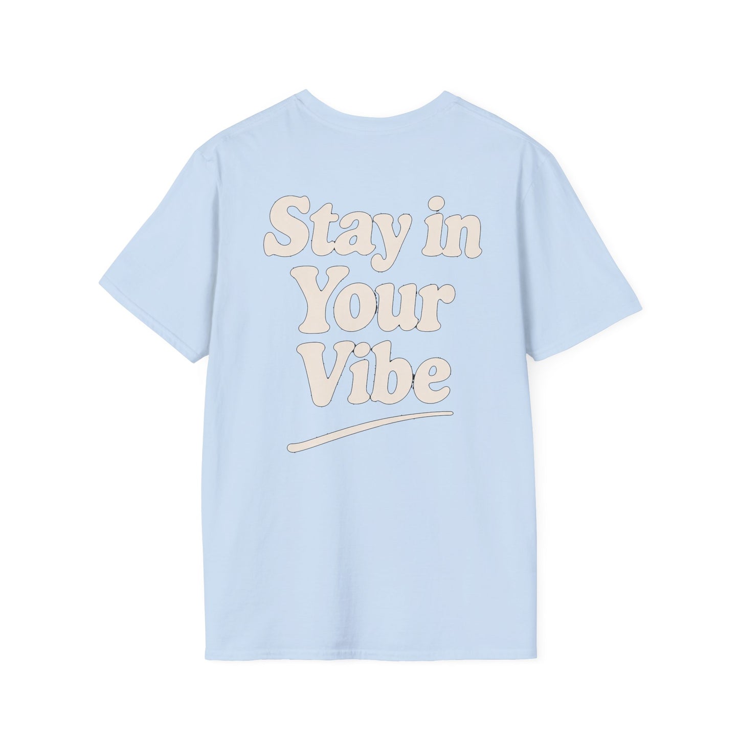 Stay in Your Vibe T-Shirt — Retro Neutral Graphic Tee