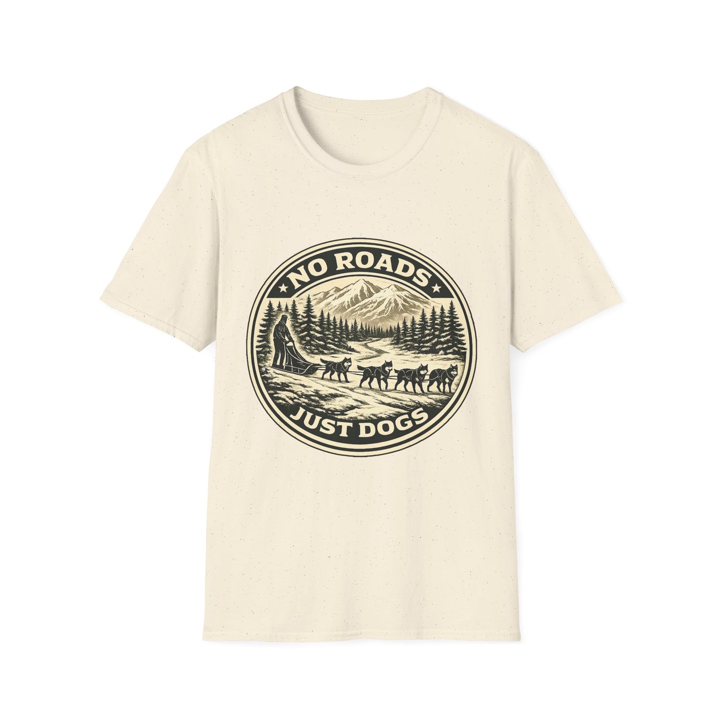 No Roads Just Dogs - Tee