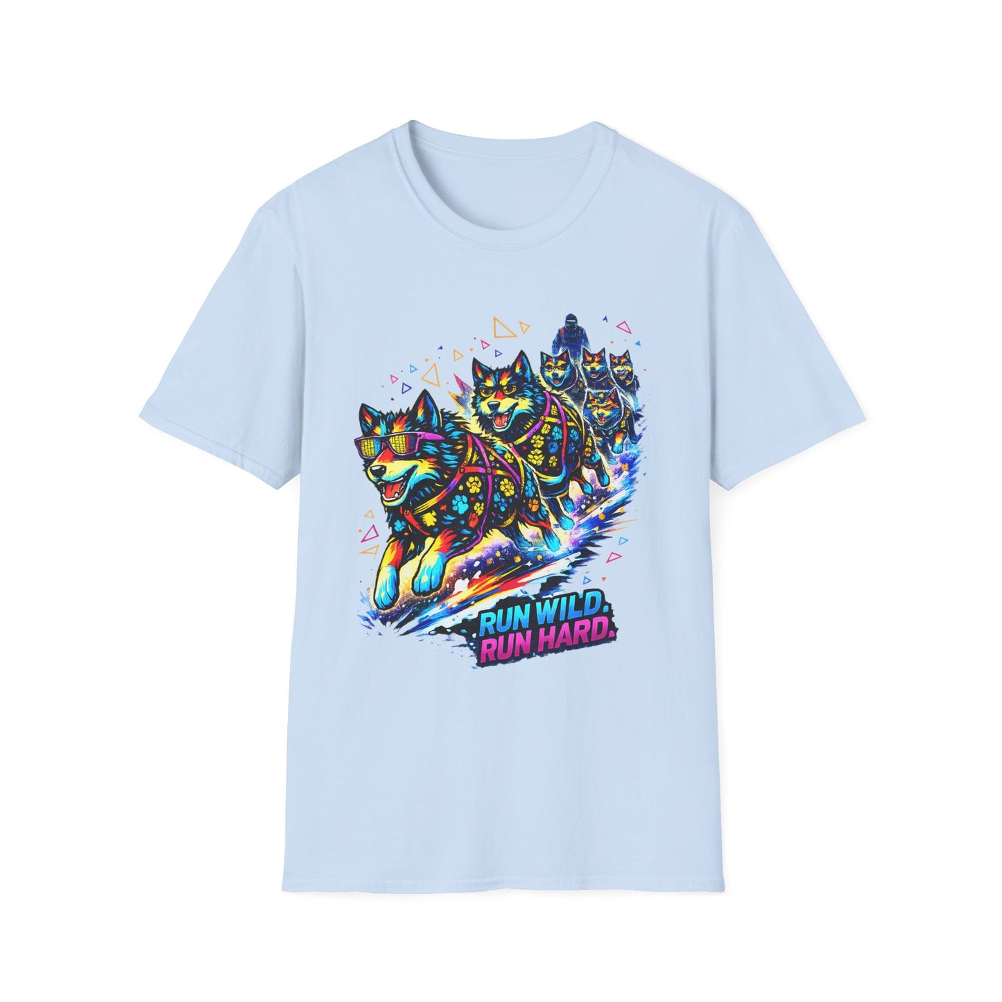 Run Wild Run Hard Husky Team T-Shirt