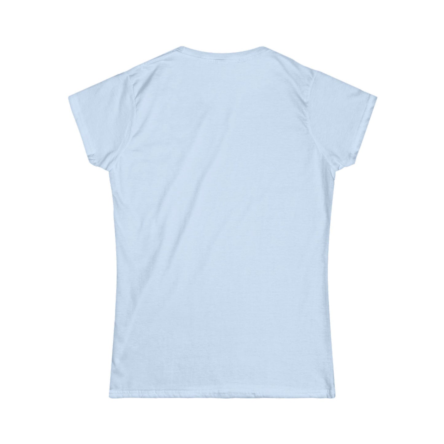 Quiet Trails, Happy Tails Women's Tee — Winter Skiing Dog Rescue Shirt