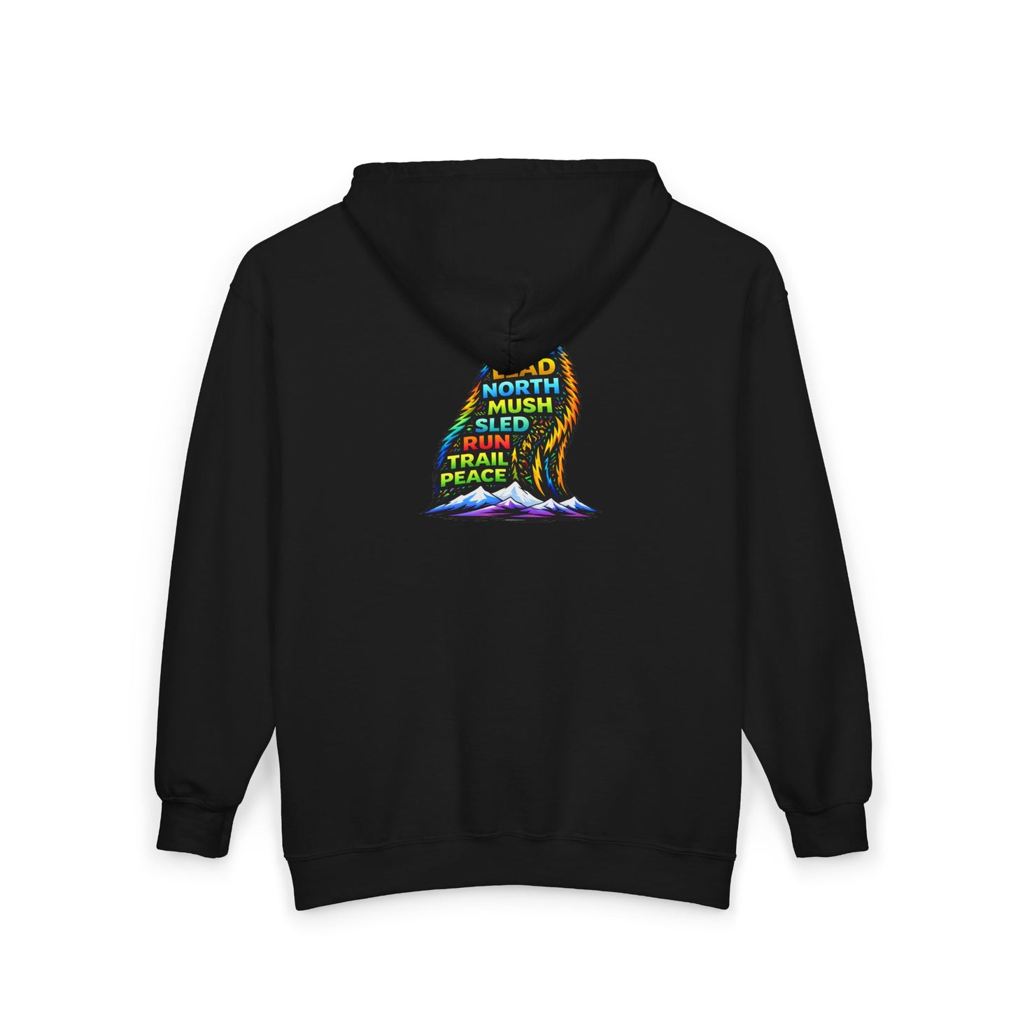 Sitting Howling Dog - Zip Hoodie