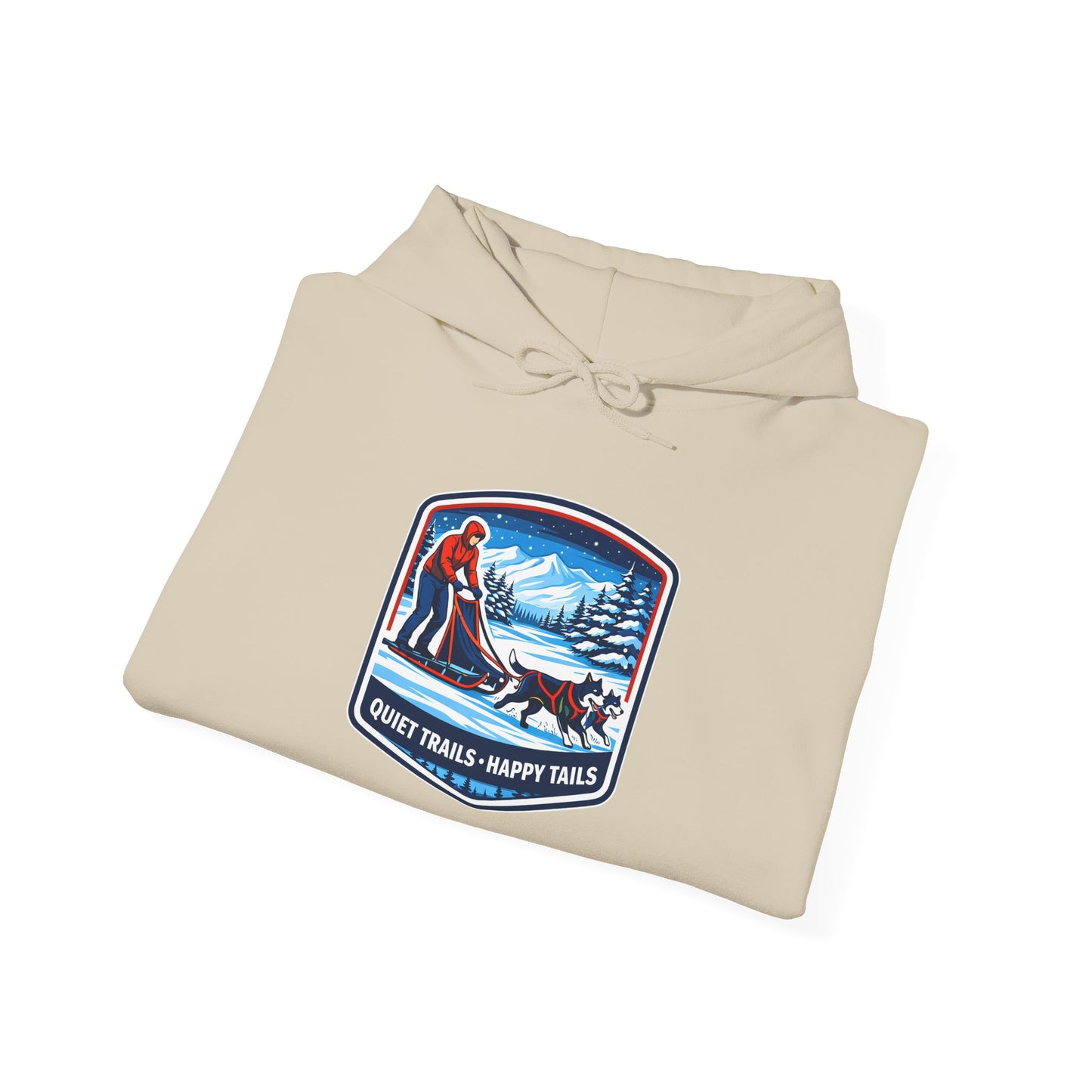 Quiet Trails, Happy Dogs - Hoodie