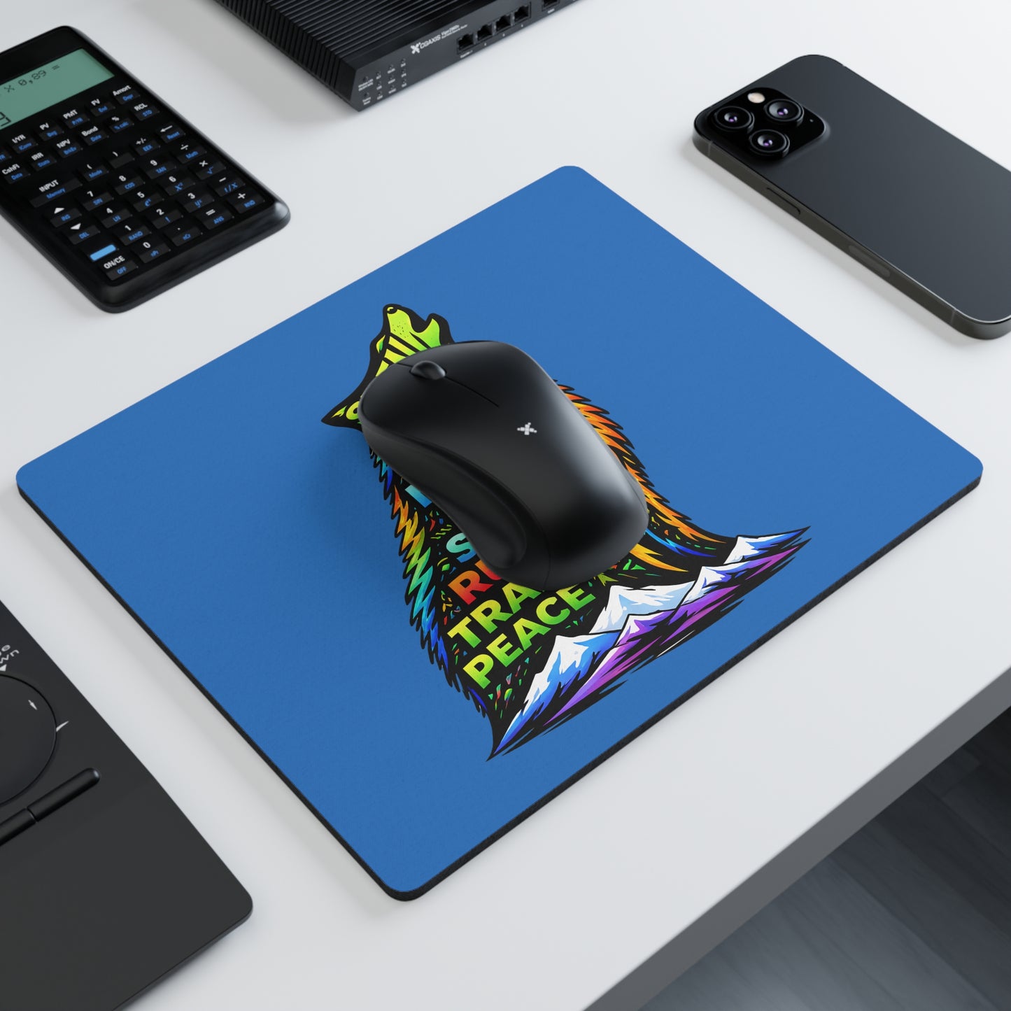 Howling Dog - Mouse Pad