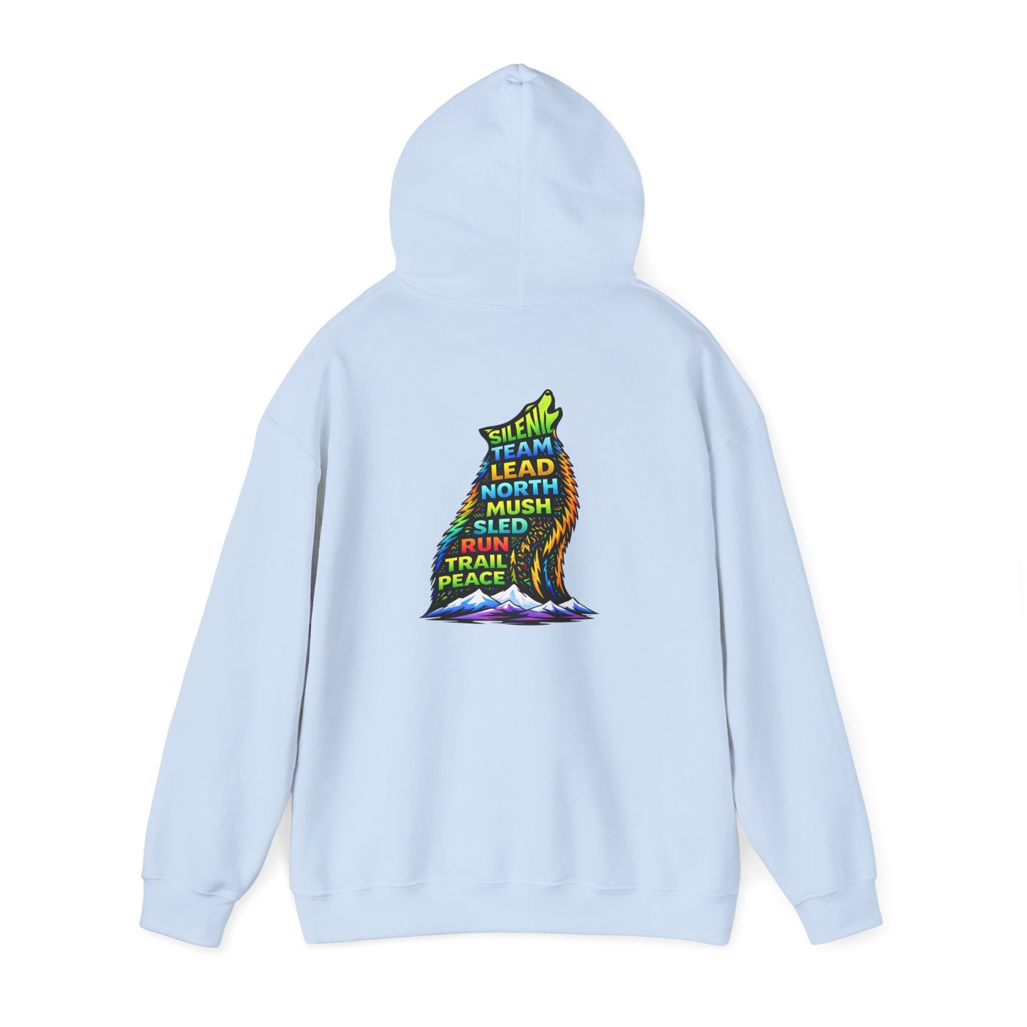 Sitting Howling Dog - Hoodie