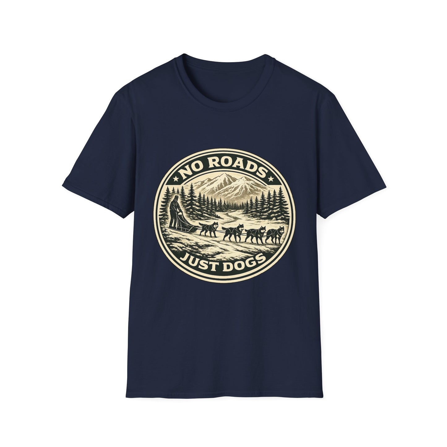 No Roads Just Dogs - Tee