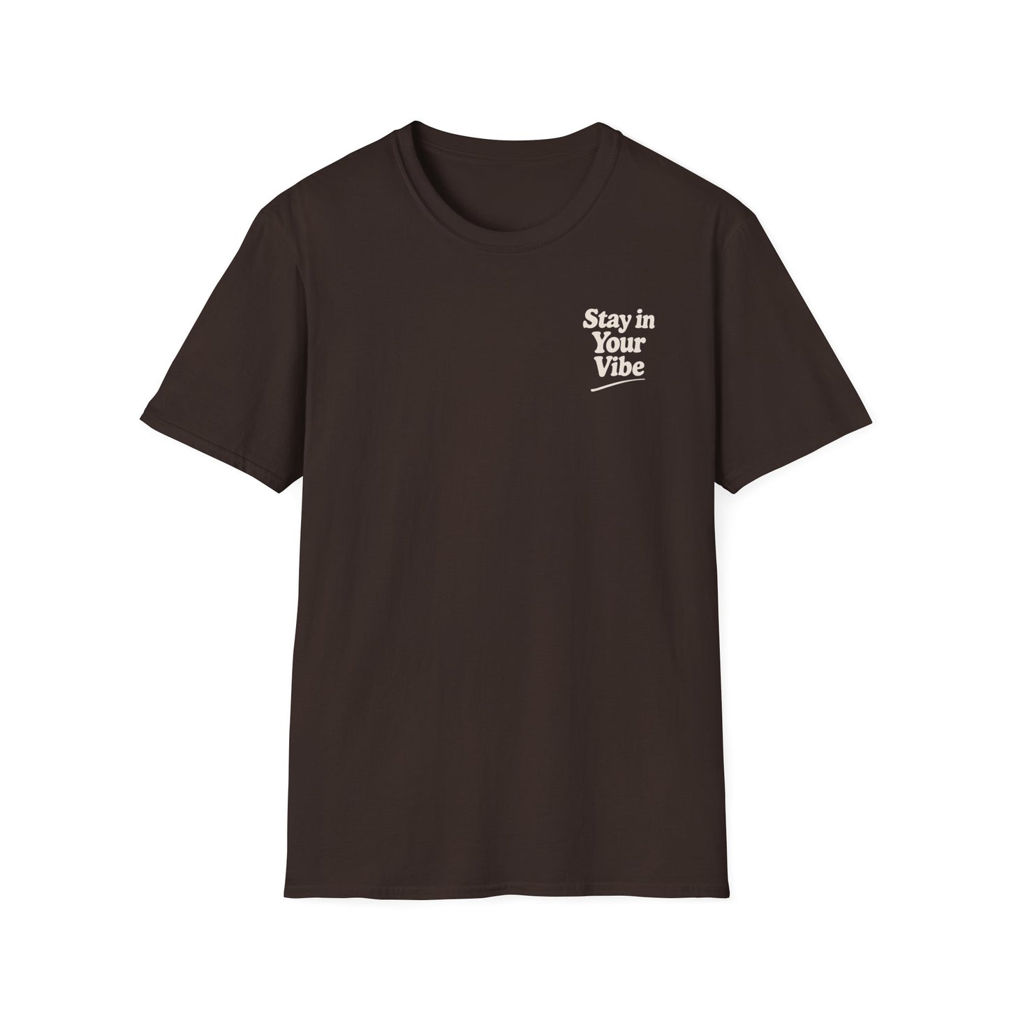 Stay in Your Vibe T-Shirt — Retro Neutral Graphic Tee