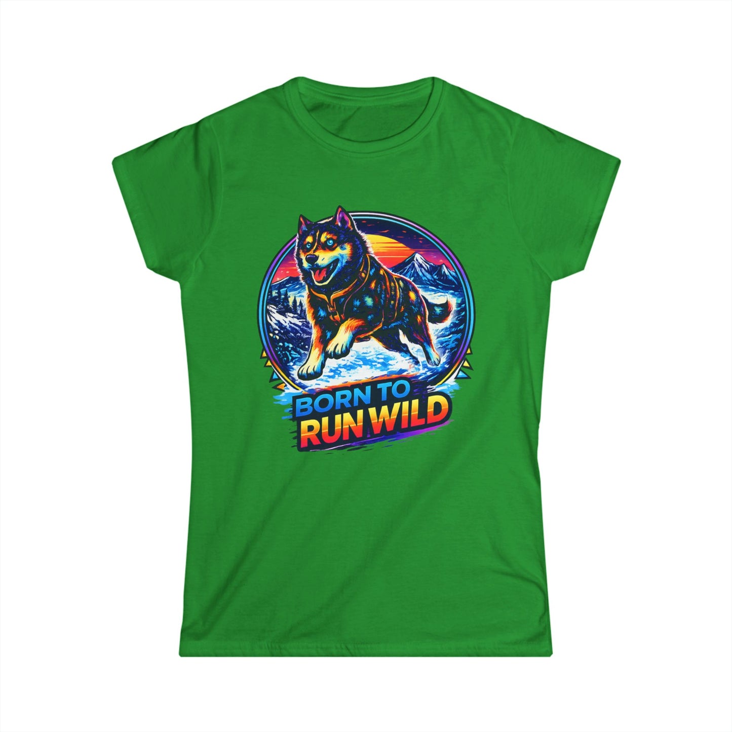 Born to Run Wild Husky - Woman Tee