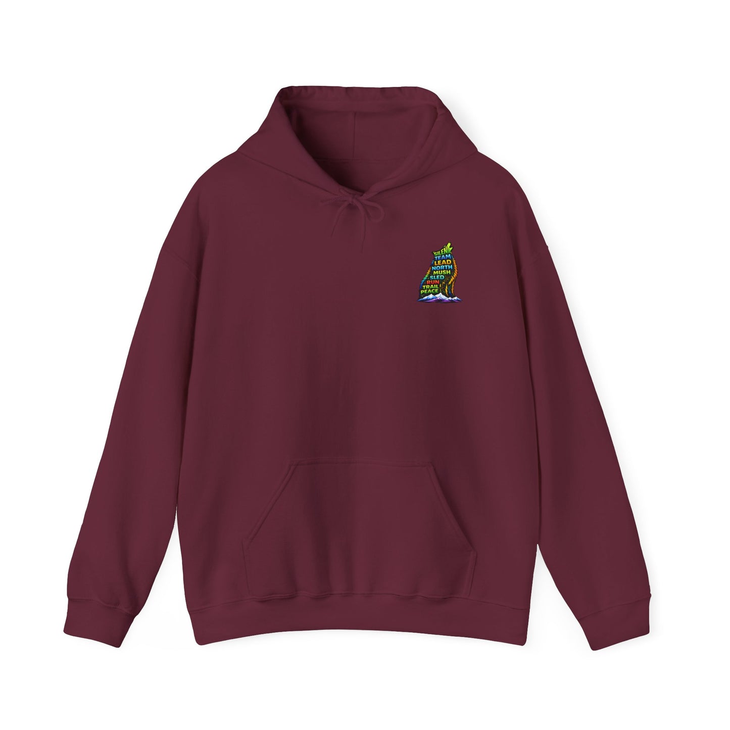 Sitting Howling Dog - Hoodie