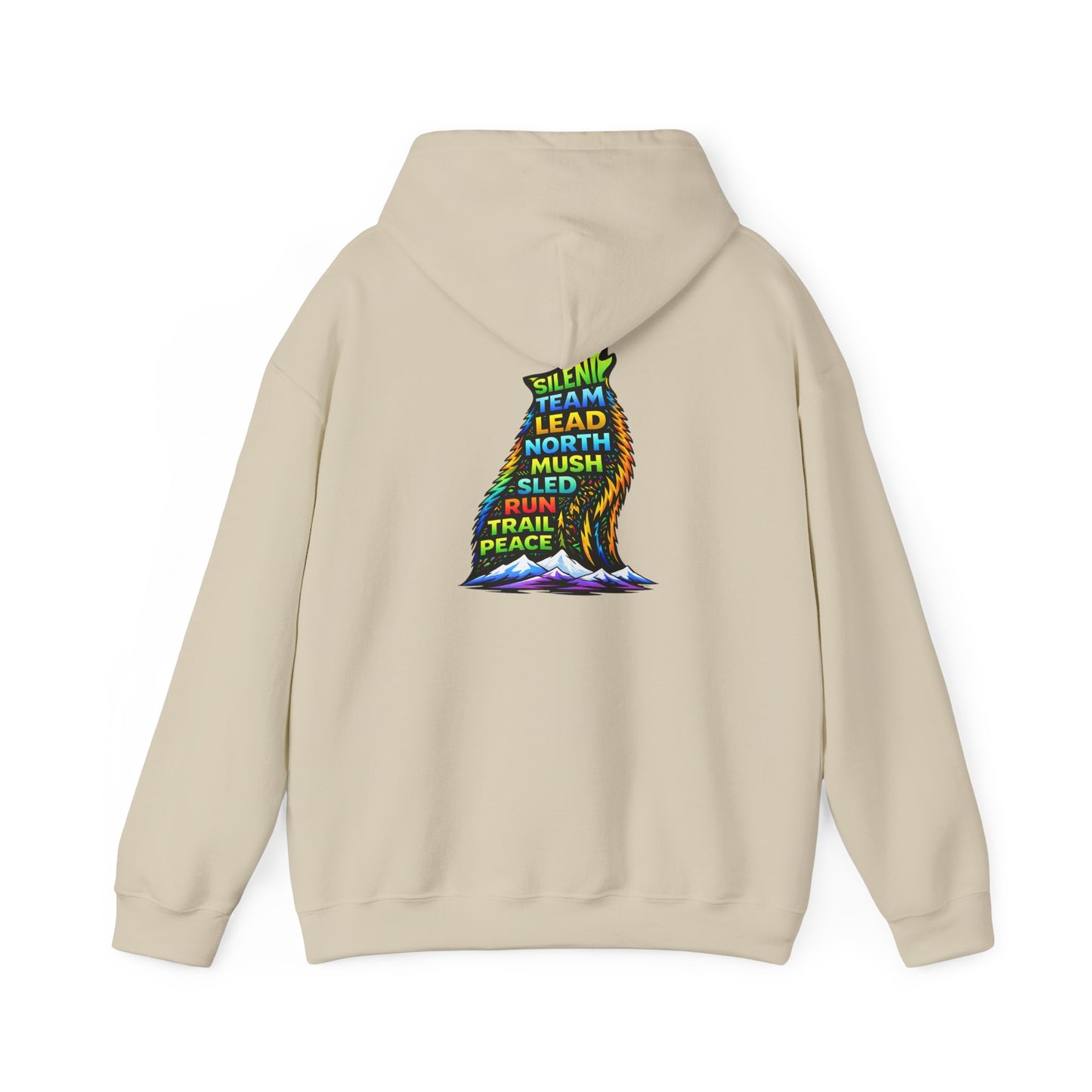 Sitting Howling Dog - Hoodie