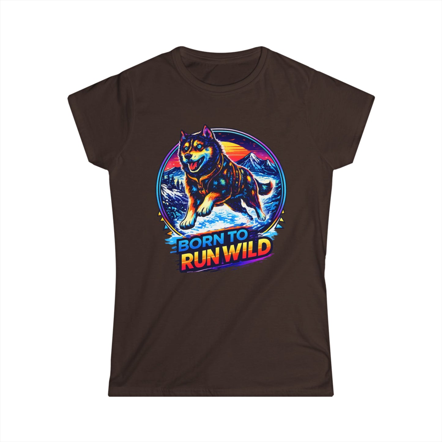 Born to Run Wild Husky - Woman Tee
