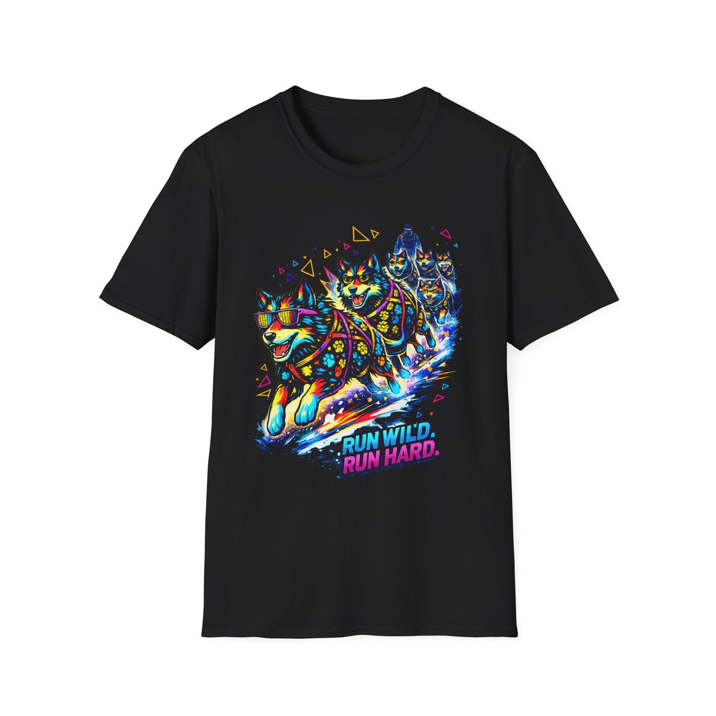 Run Wild Run Hard Husky Team T-Shirt
