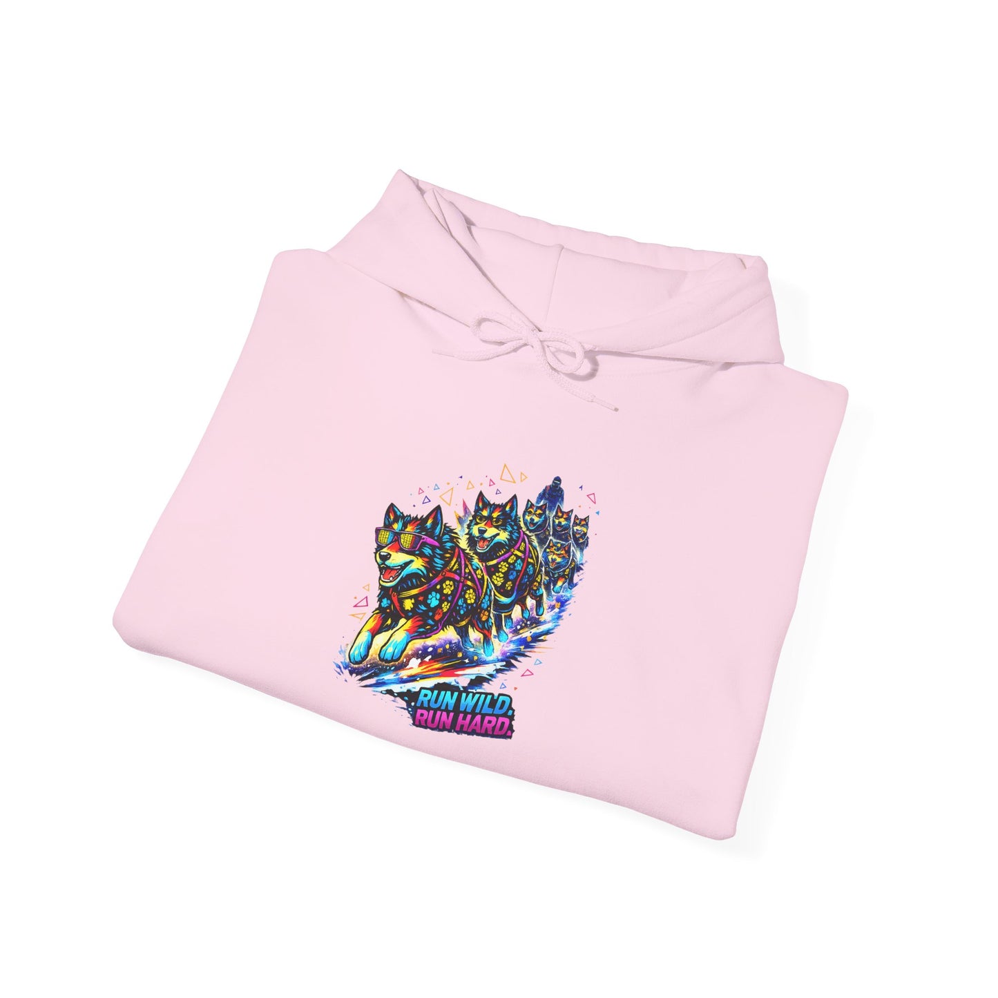 Holographic Maple Heart Hoodie — Retro Canadian Pride Pullover