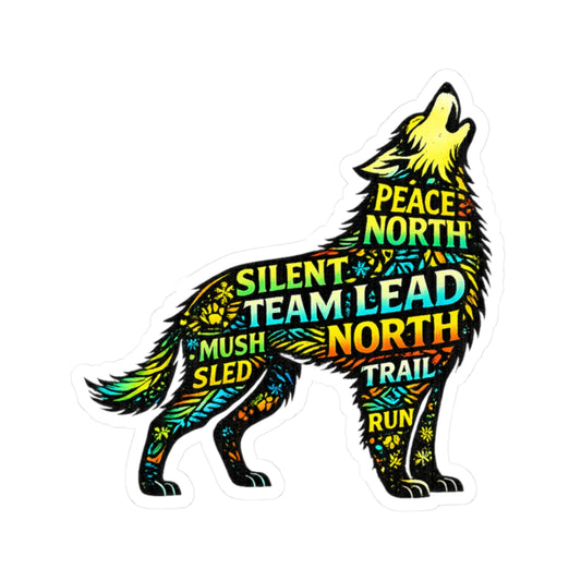 Howling Dog - Sticker
