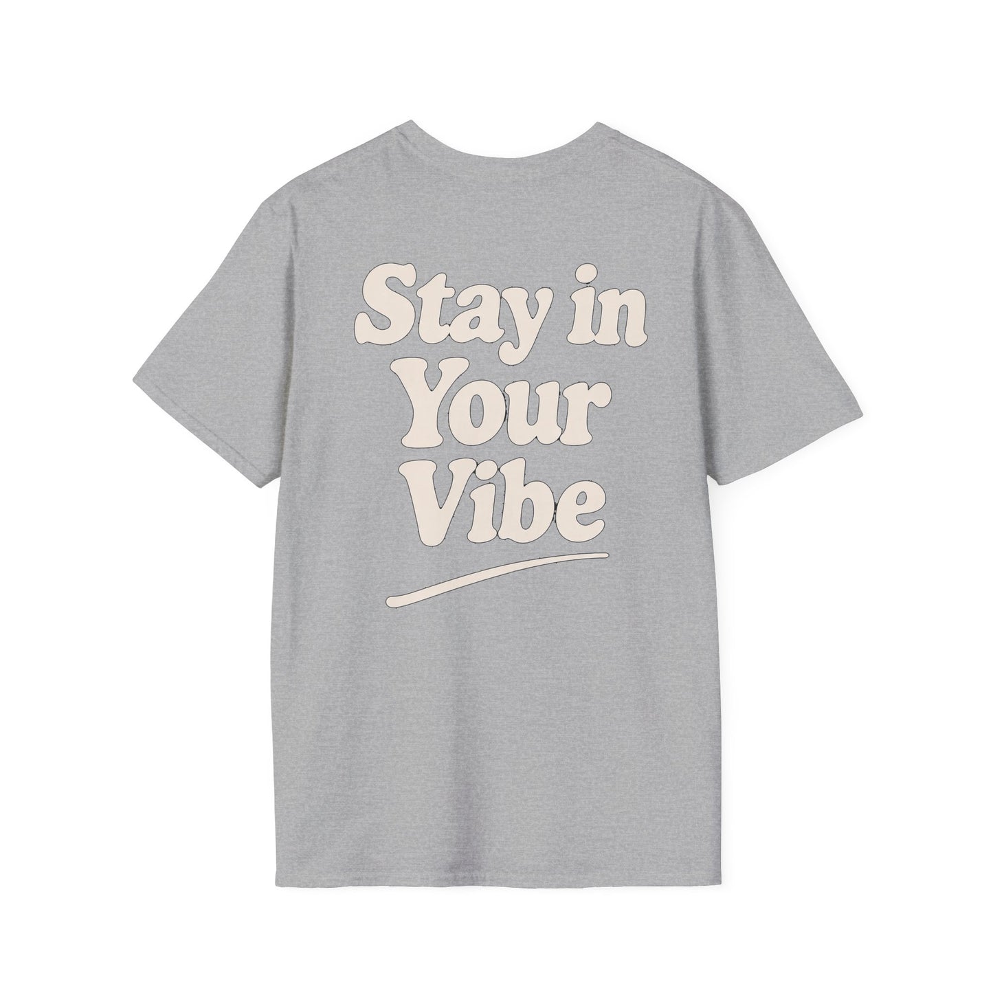 Stay in Your Vibe T-Shirt — Retro Neutral Graphic Tee