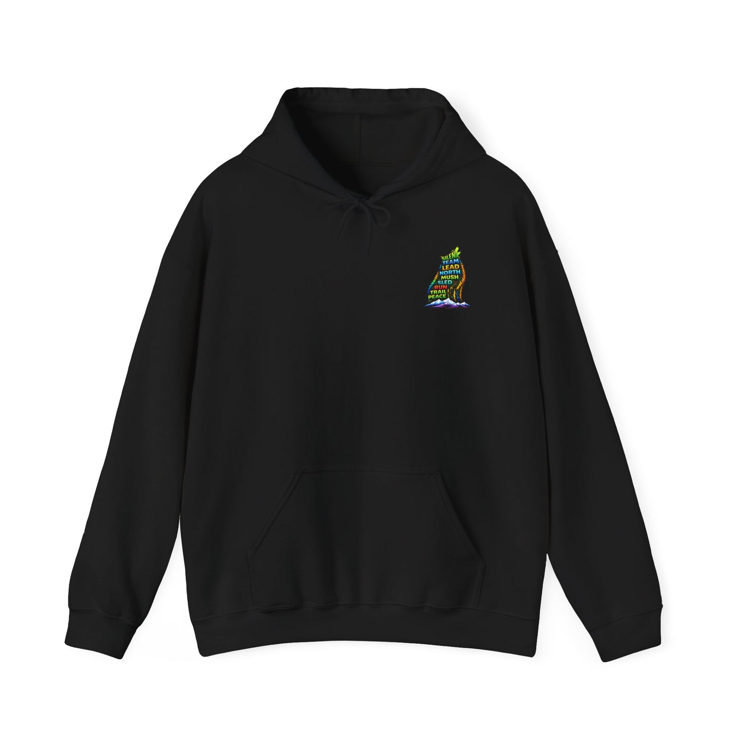 Sitting Howling Dog - Hoodie