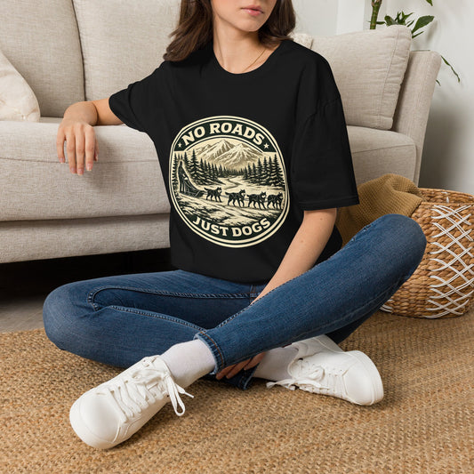 No Roads Just Dogs - Tee