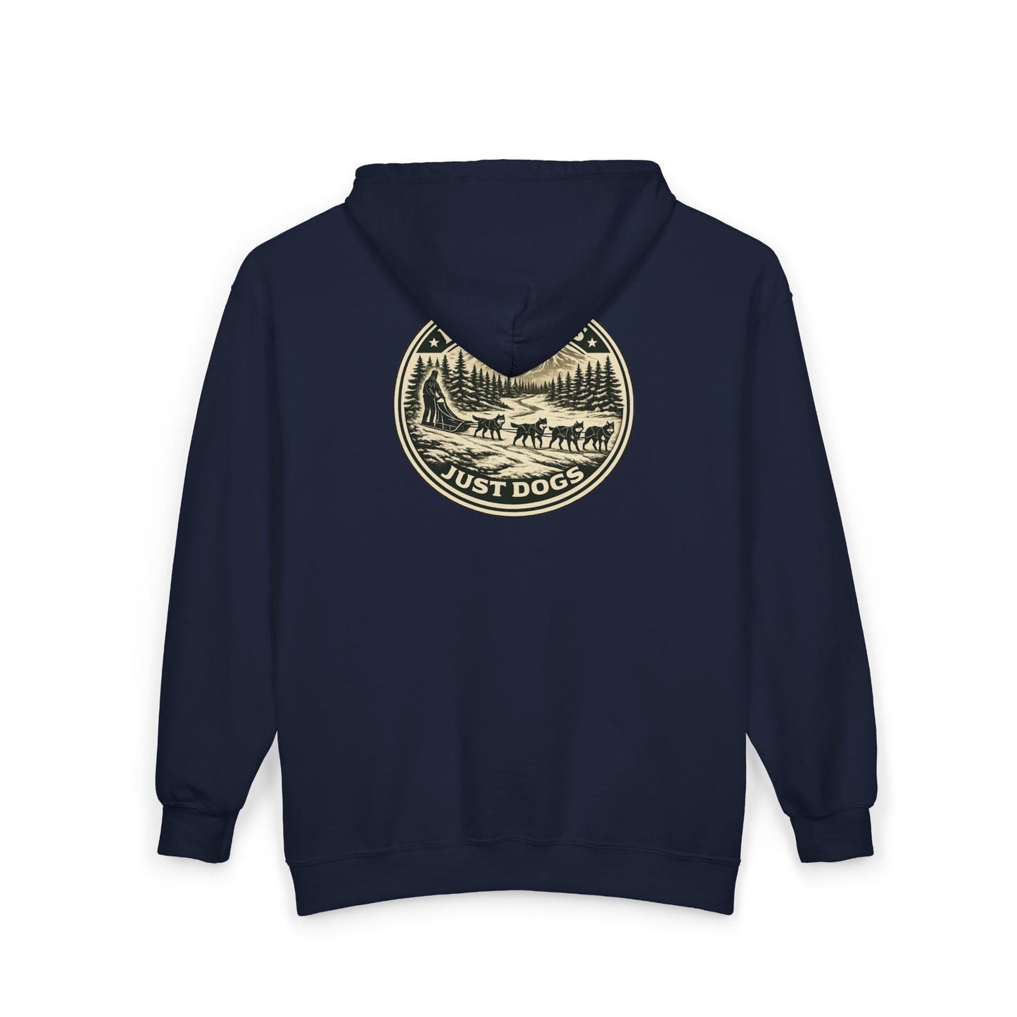 No Roads Just Dogs - Zip Hoodie