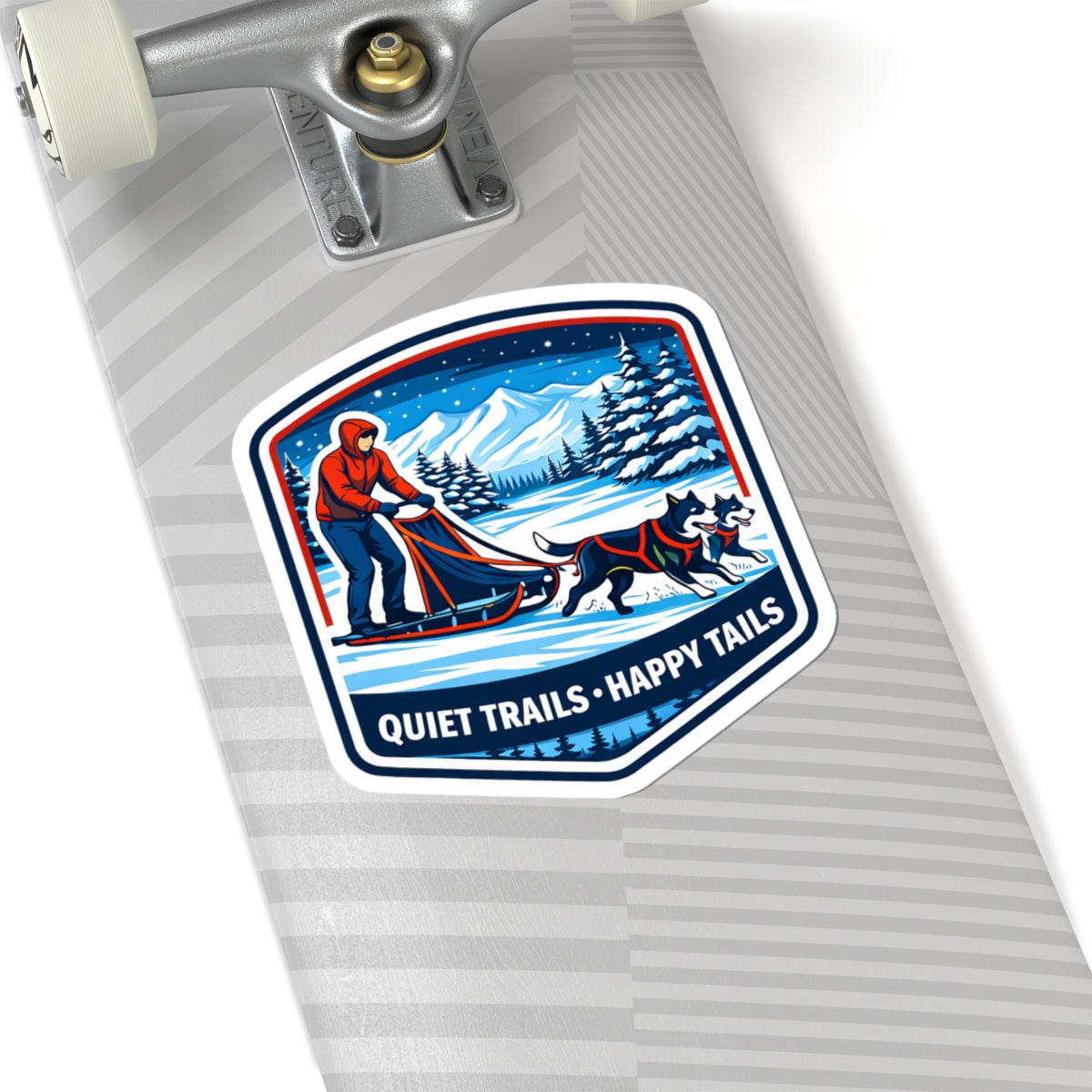 Quiet Trails Happy Tails - Sticker
