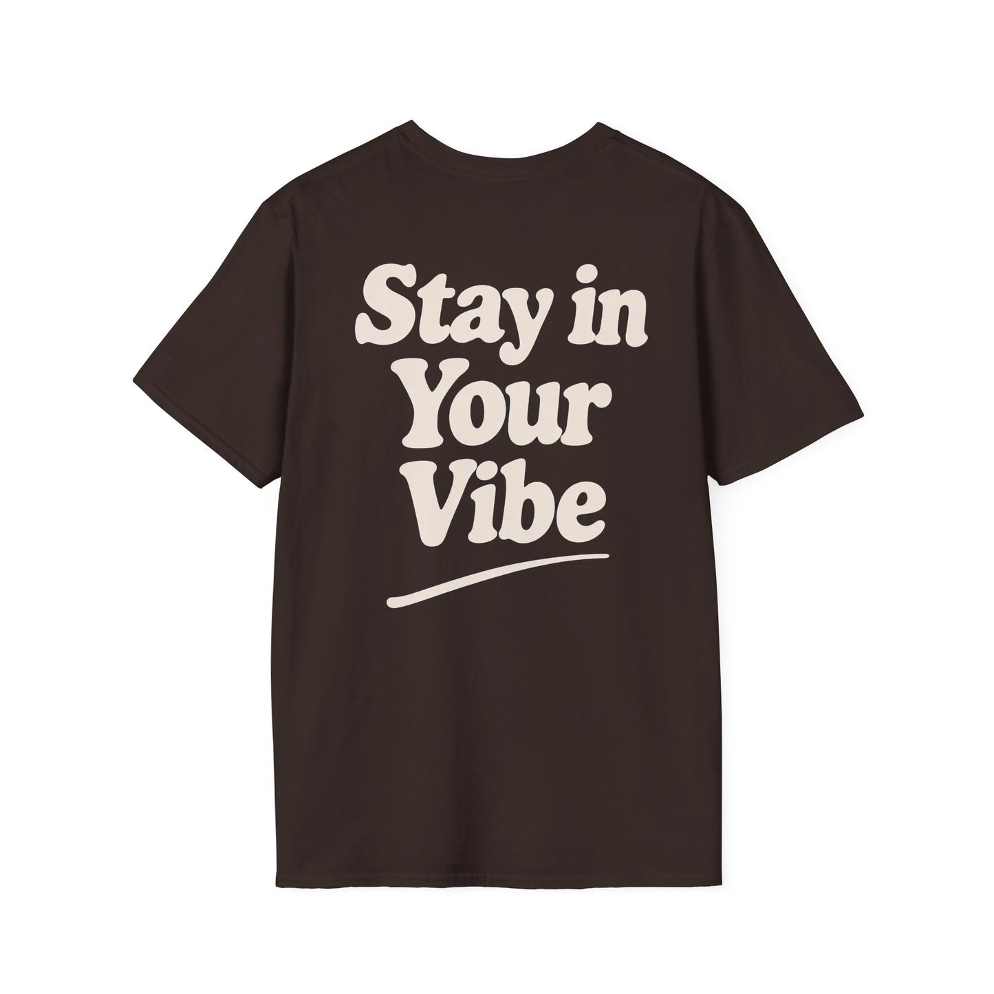 Stay in Your Vibe T-Shirt — Retro Neutral Graphic Tee