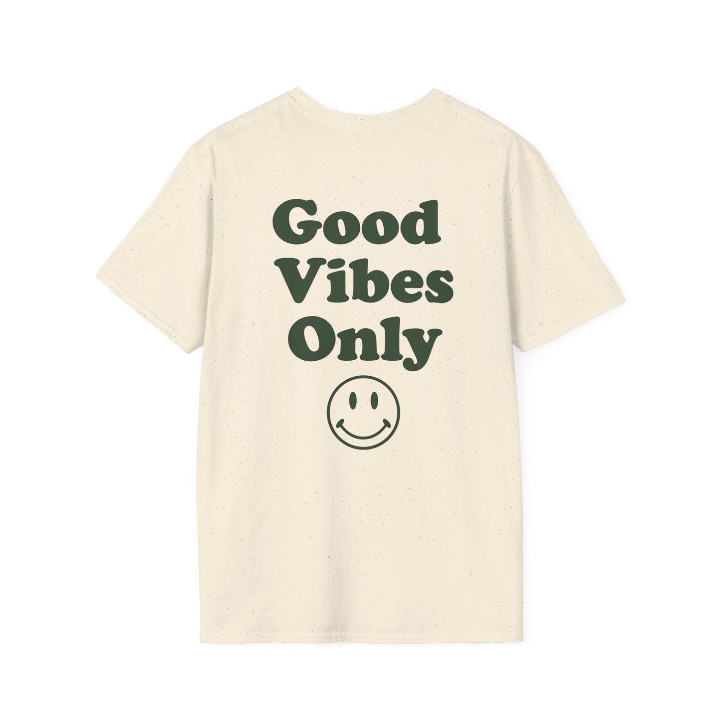 Good Vibes Only T-Shirt — Retro Smiley Graphic Tee