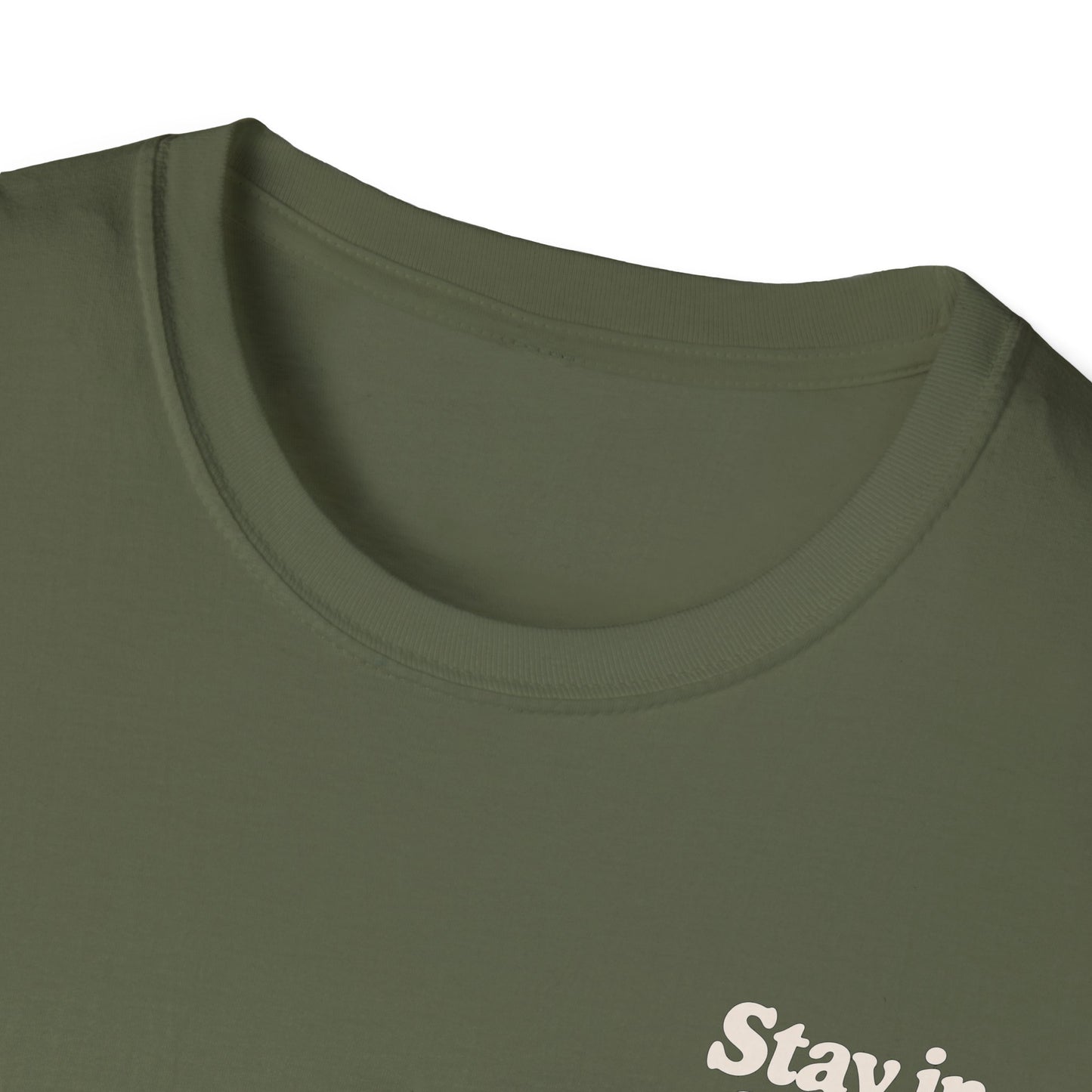 Stay in Your Vibe T-Shirt — Retro Neutral Graphic Tee