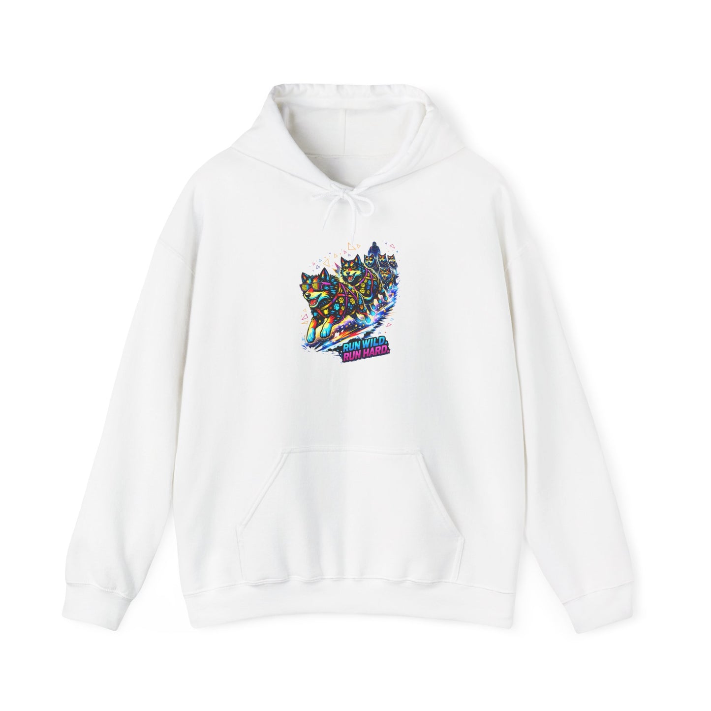 Holographic Maple Heart Hoodie — Retro Canadian Pride Pullover