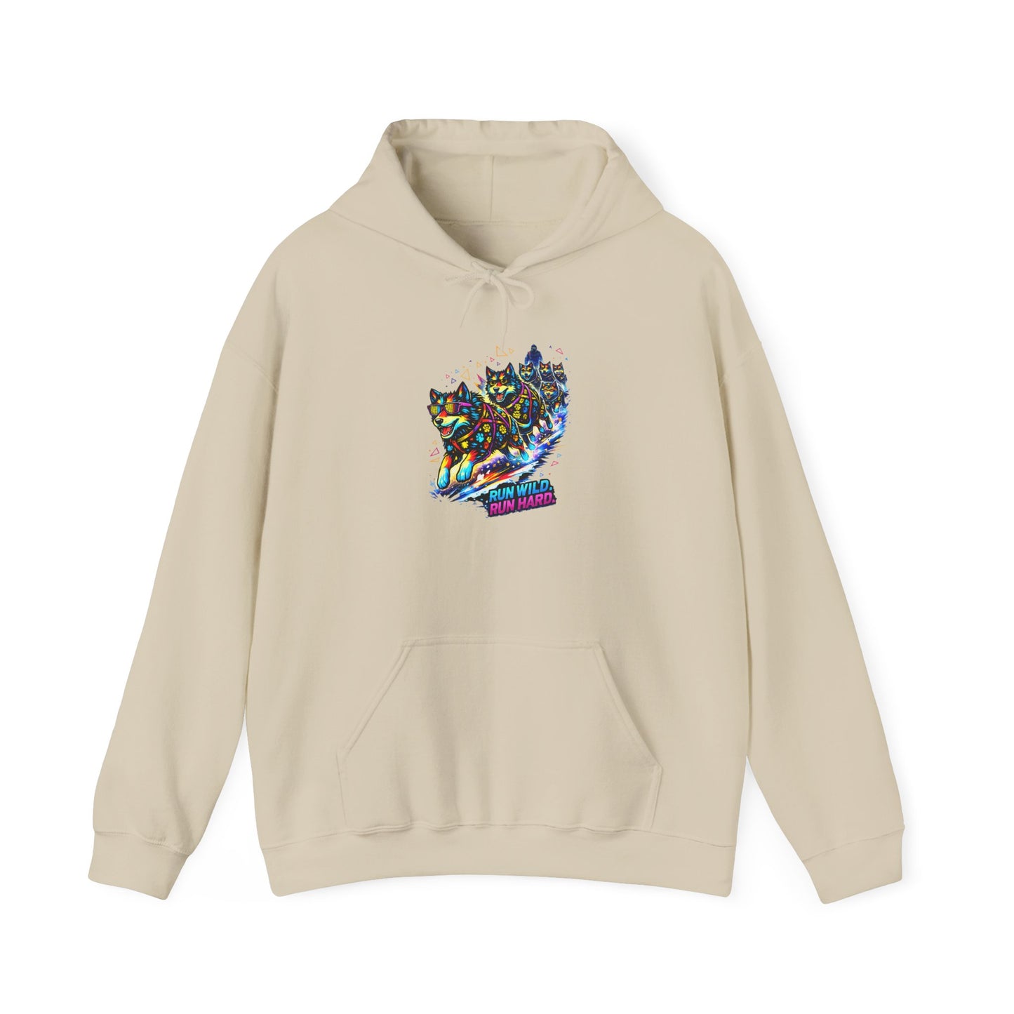 Holographic Maple Heart Hoodie — Retro Canadian Pride Pullover