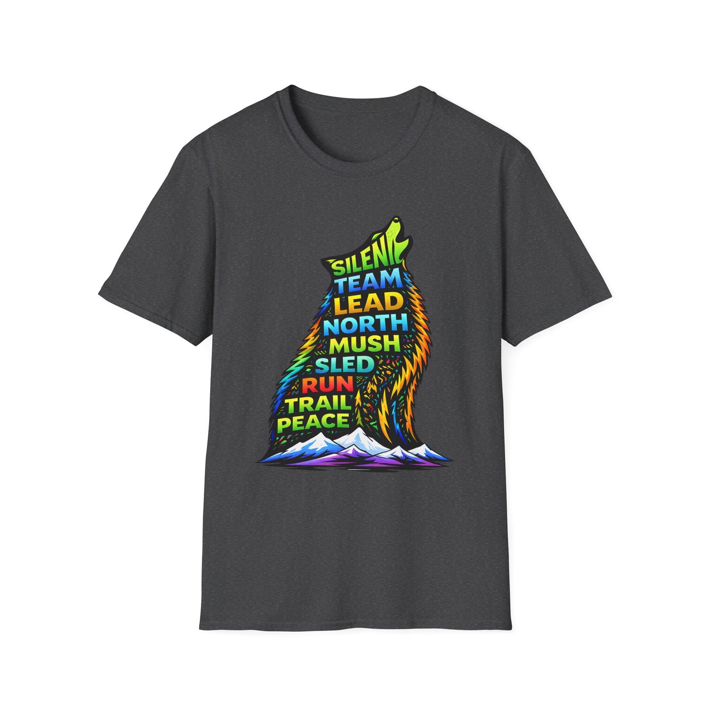 Sitting Howling Dog - Tee