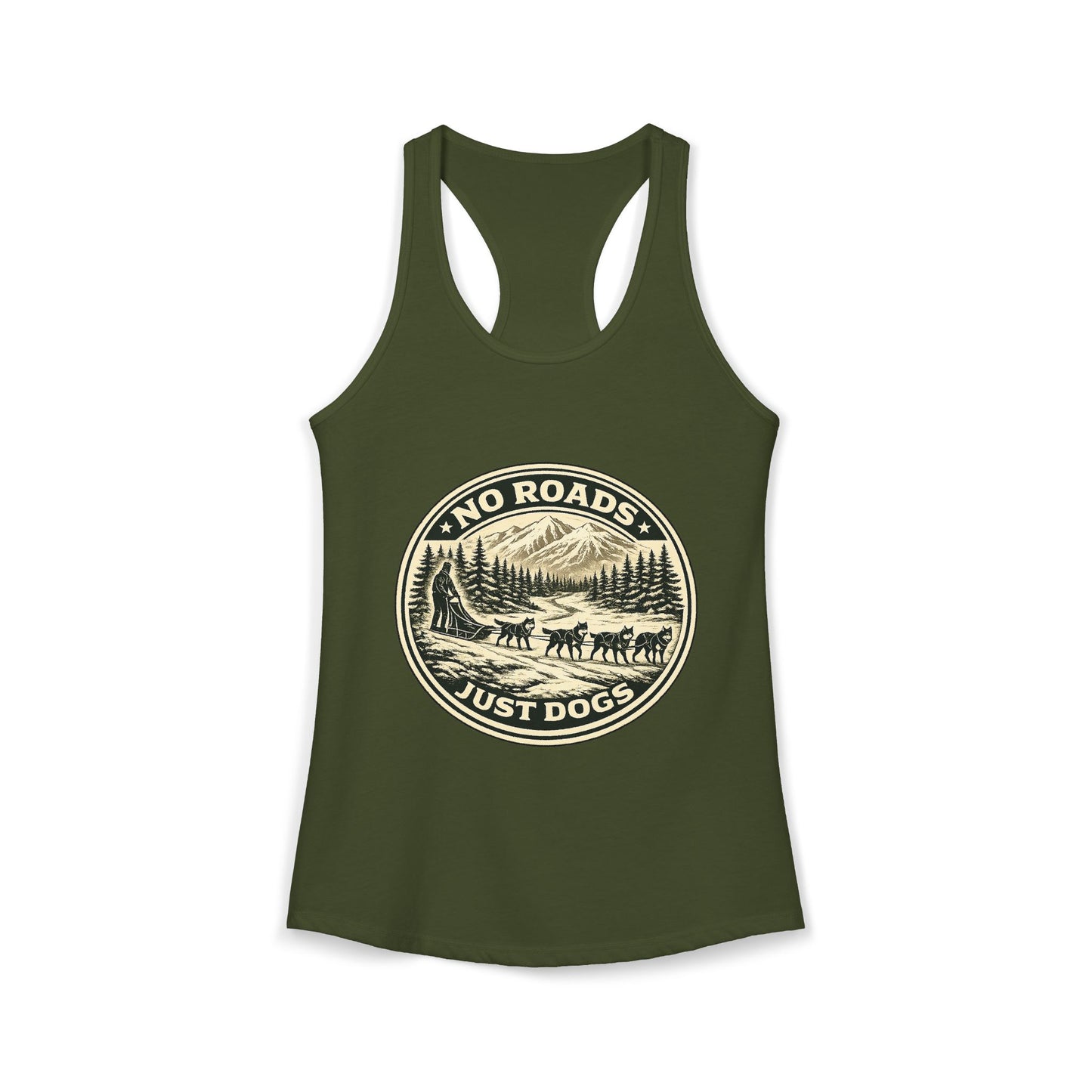 No Roads Just Dogs - Woman tank