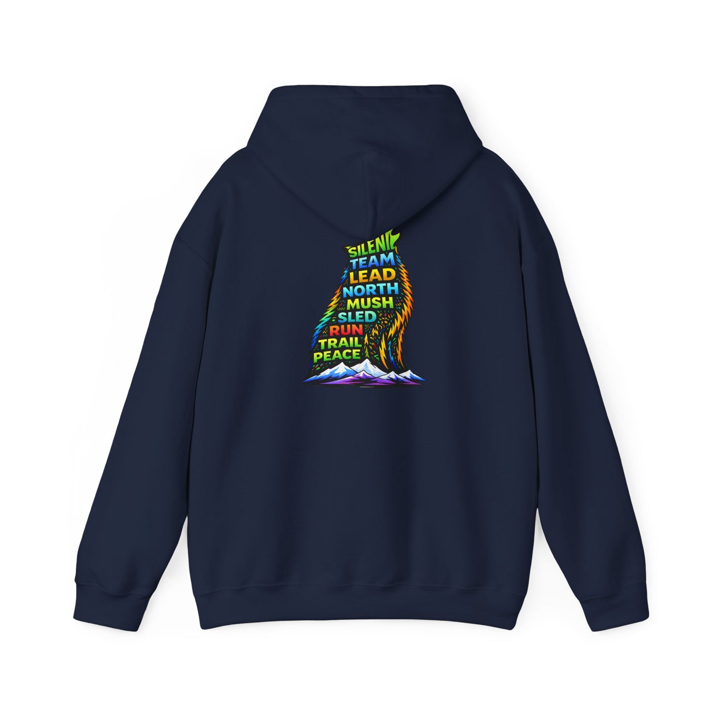 Sitting Howling Dog - Hoodie