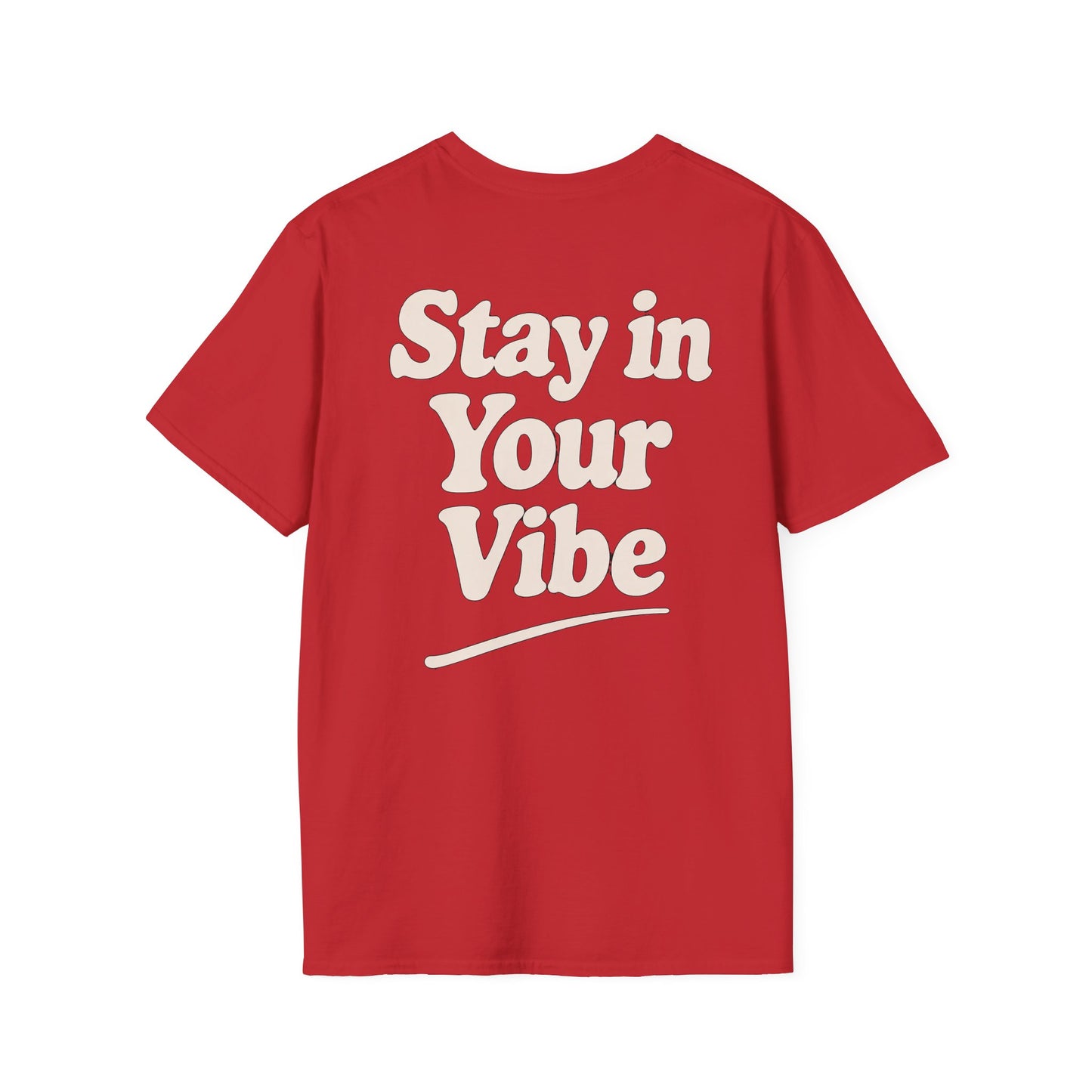 Stay in Your Vibe T-Shirt — Retro Neutral Graphic Tee