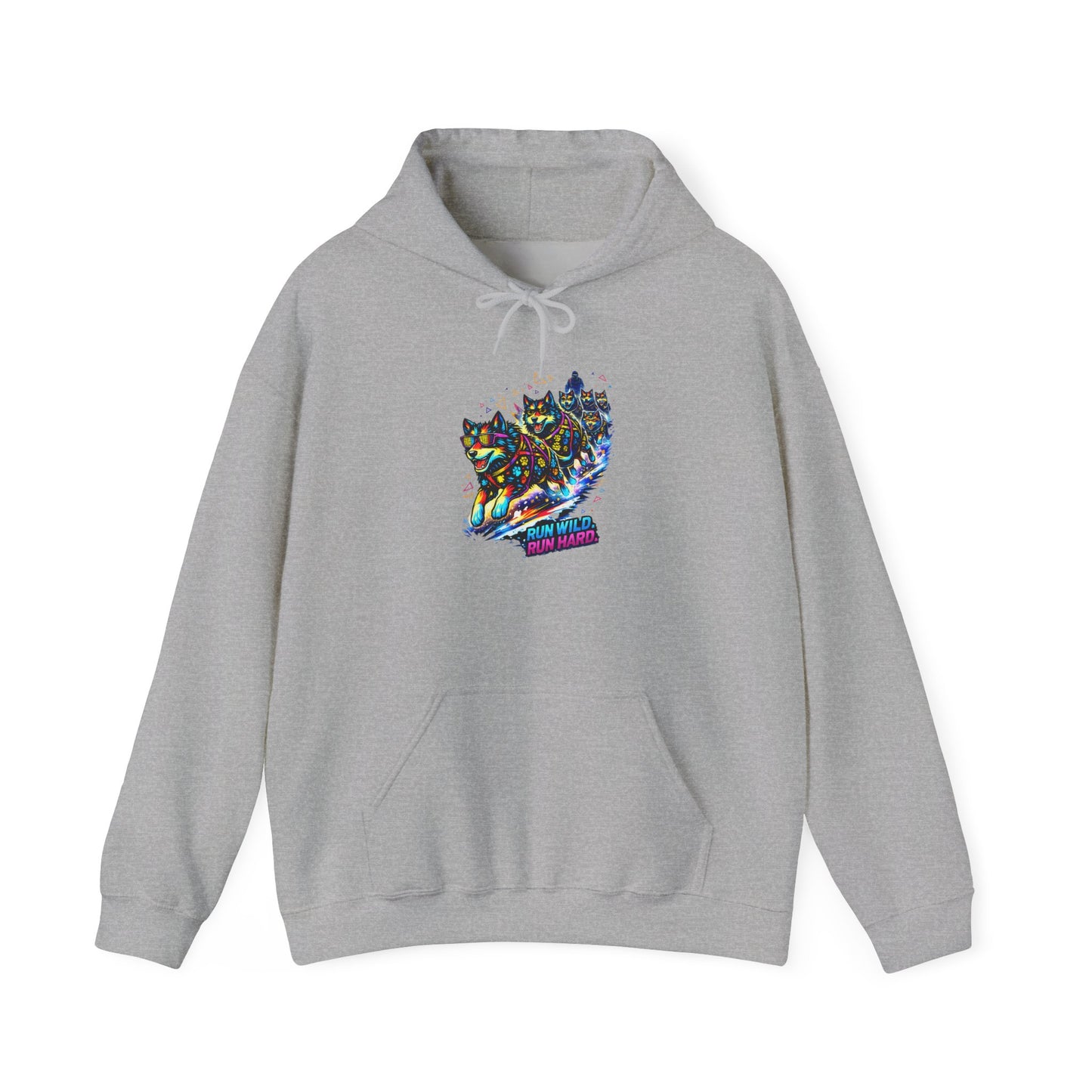 Holographic Maple Heart Hoodie — Retro Canadian Pride Pullover