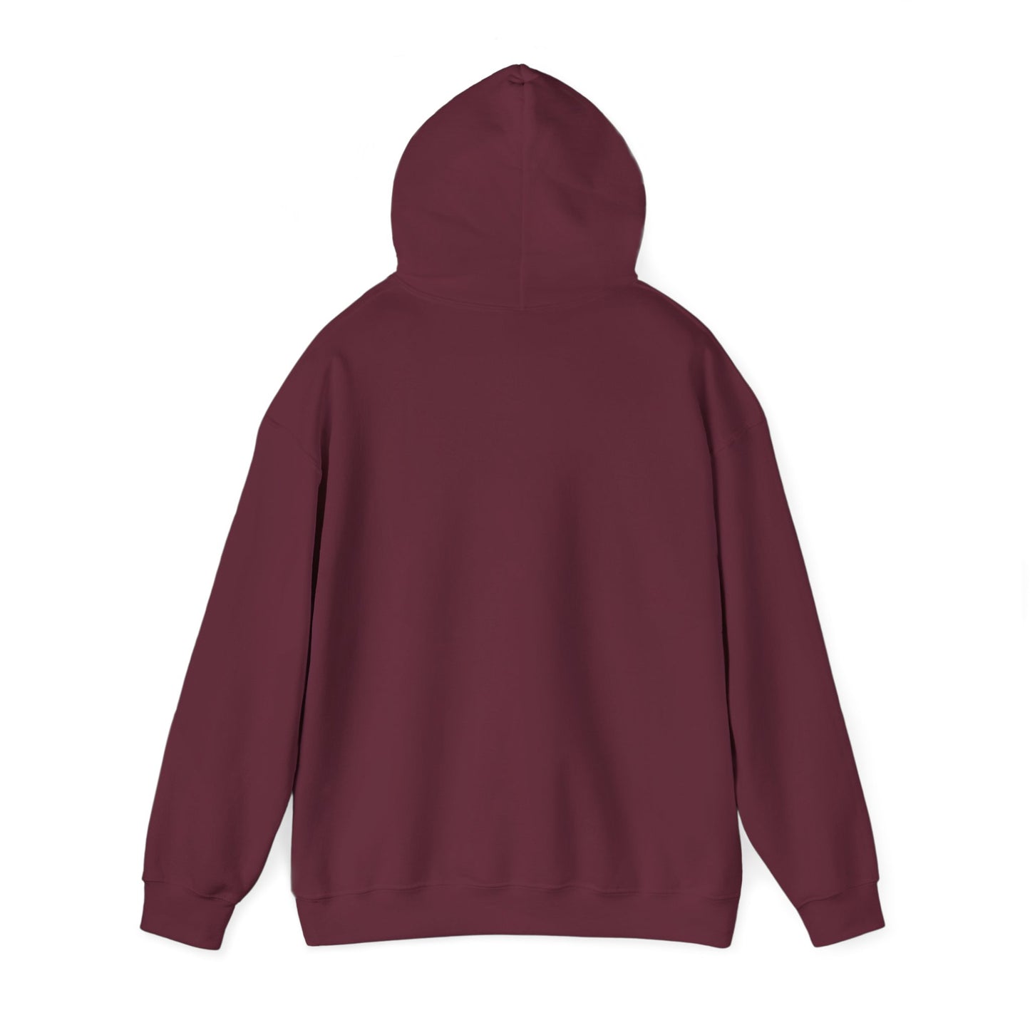 Holographic Maple Heart Hoodie — Retro Canadian Pride Pullover