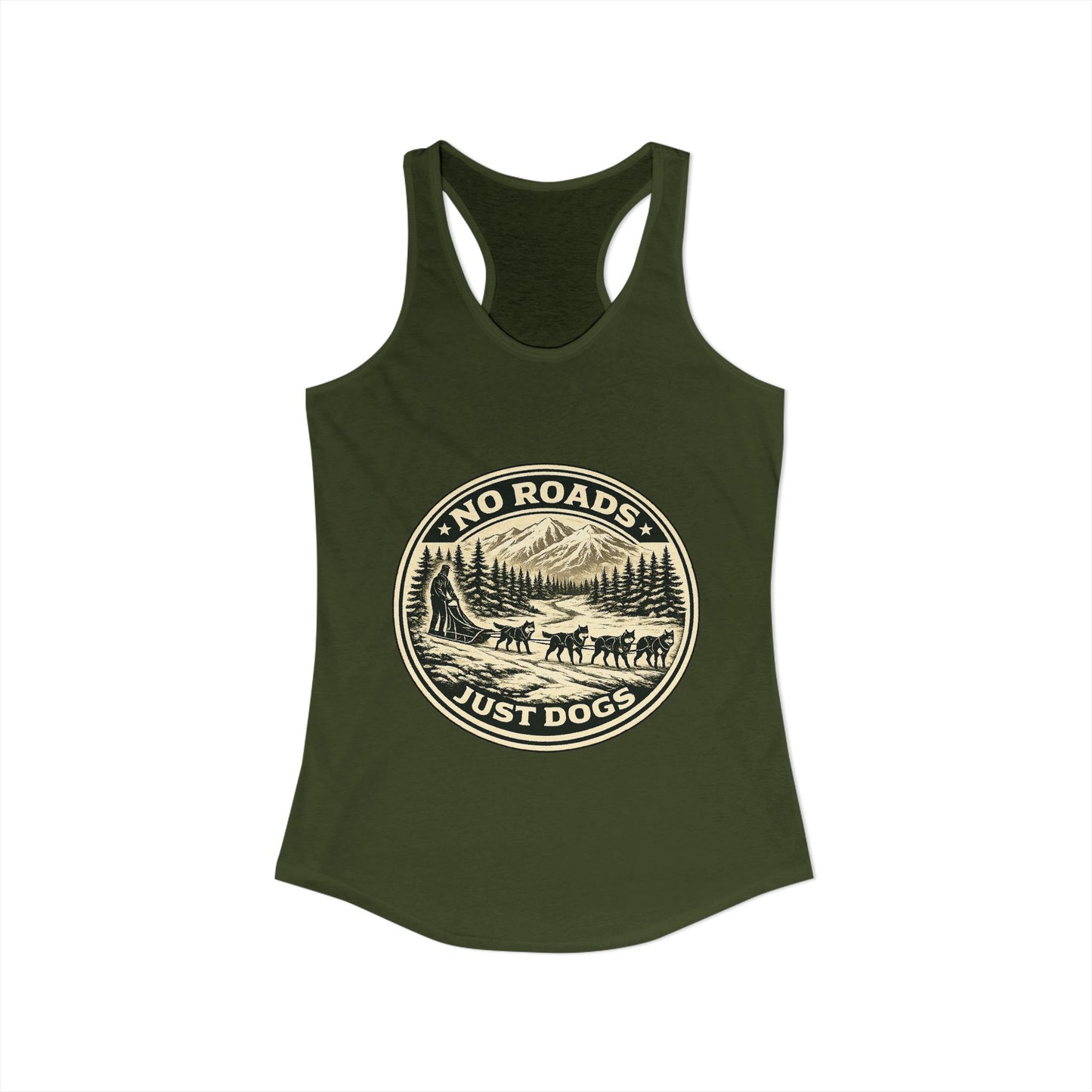 No Roads Just Dogs - Woman tank