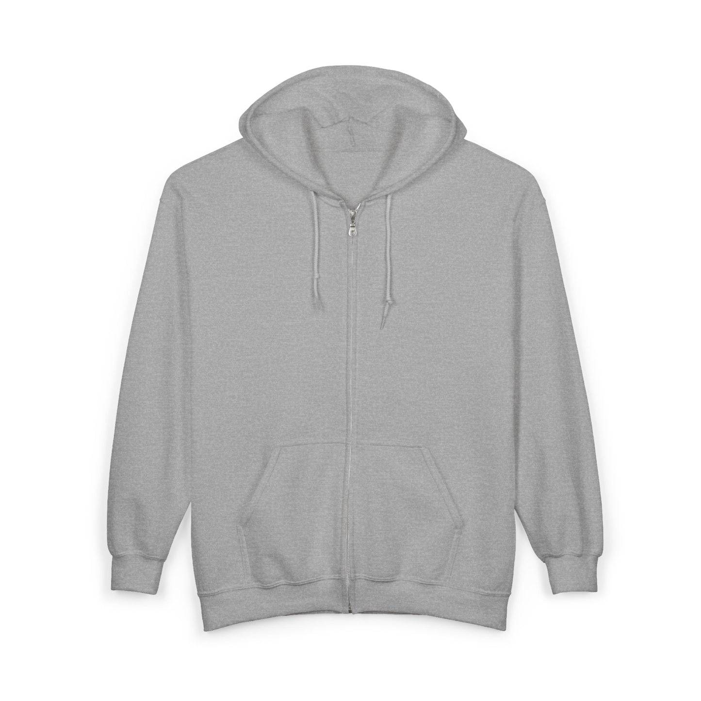 Full-Zip Hoodie — Colorful Neon Cat Art Zip-Up Sweatshirt
