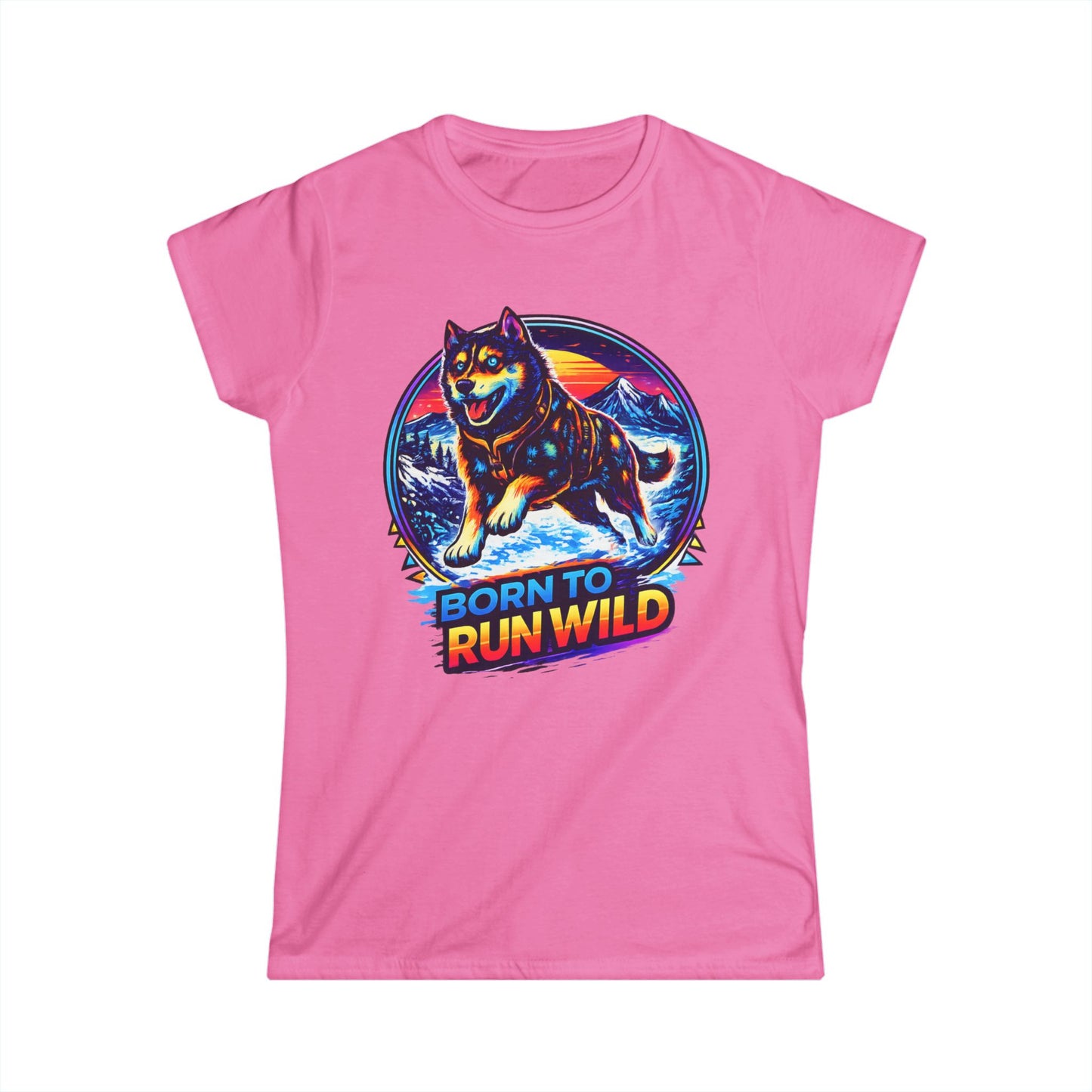 Born to Run Wild Husky - Woman Tee