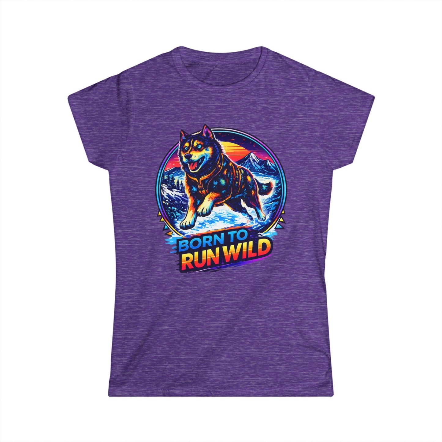 Born to Run Wild Husky - Woman Tee