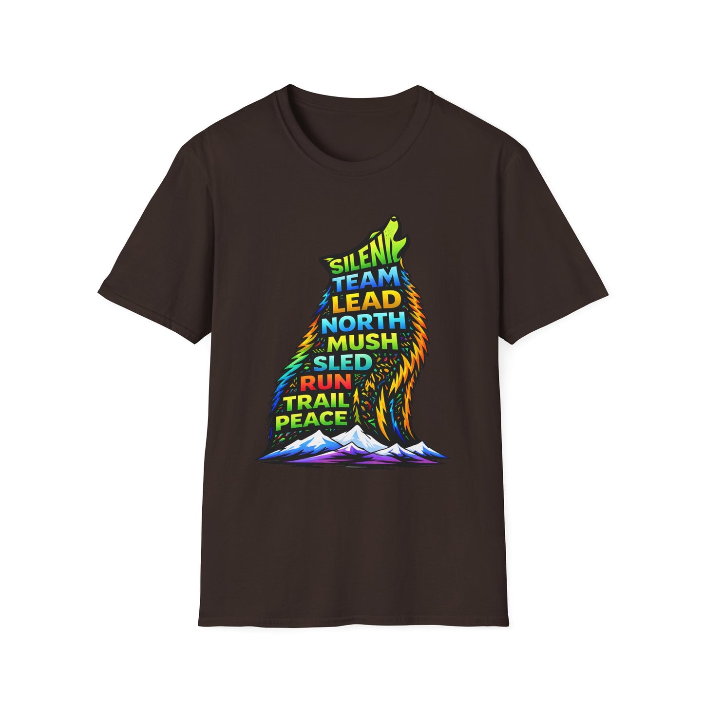 Sitting Howling Dog - Tee