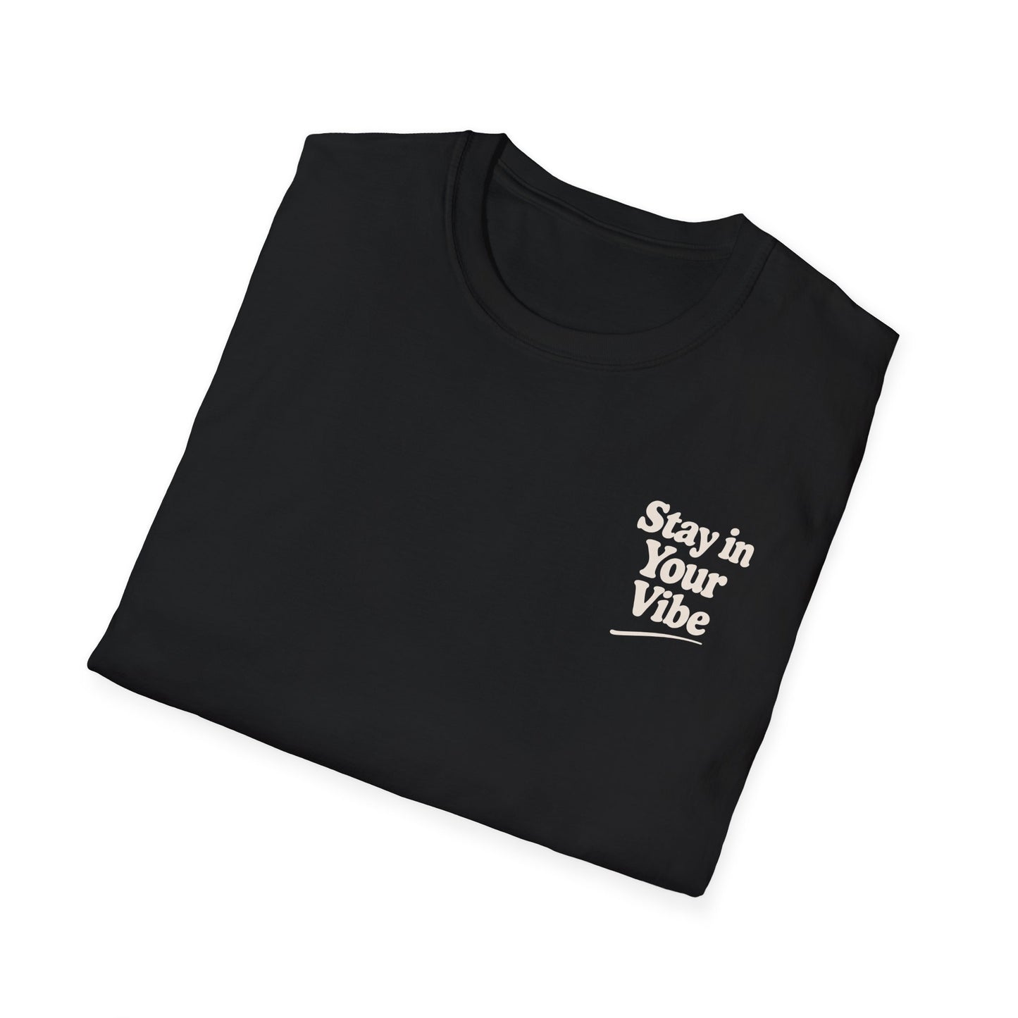 Stay in Your Vibe T-Shirt — Retro Neutral Graphic Tee